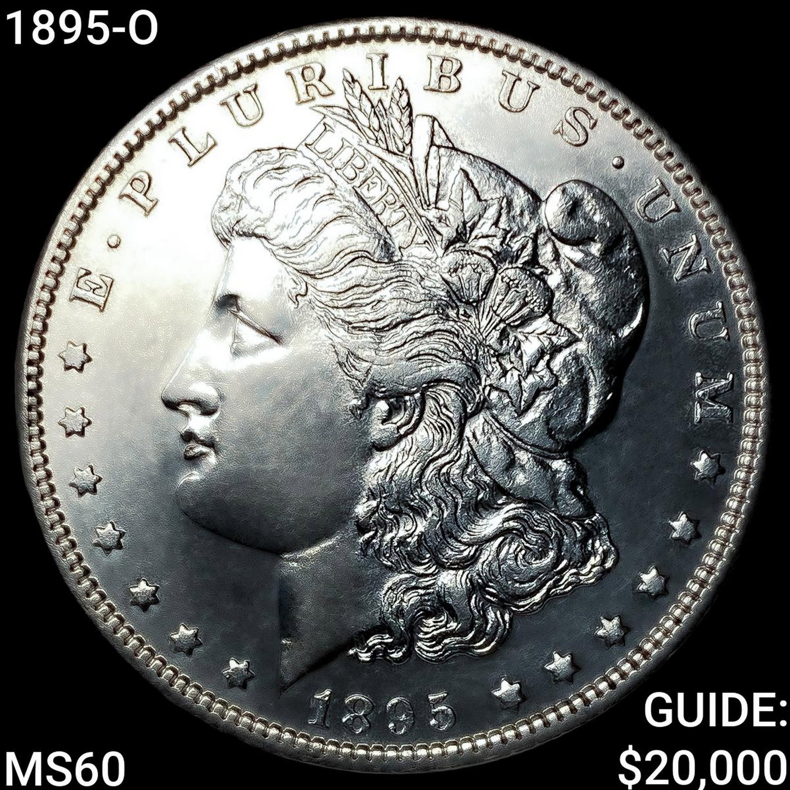 1895-O Morgan Silver Dollar UNCIRCULATED: 1895-O Morgan Silver Dollar UNCIRCULATED