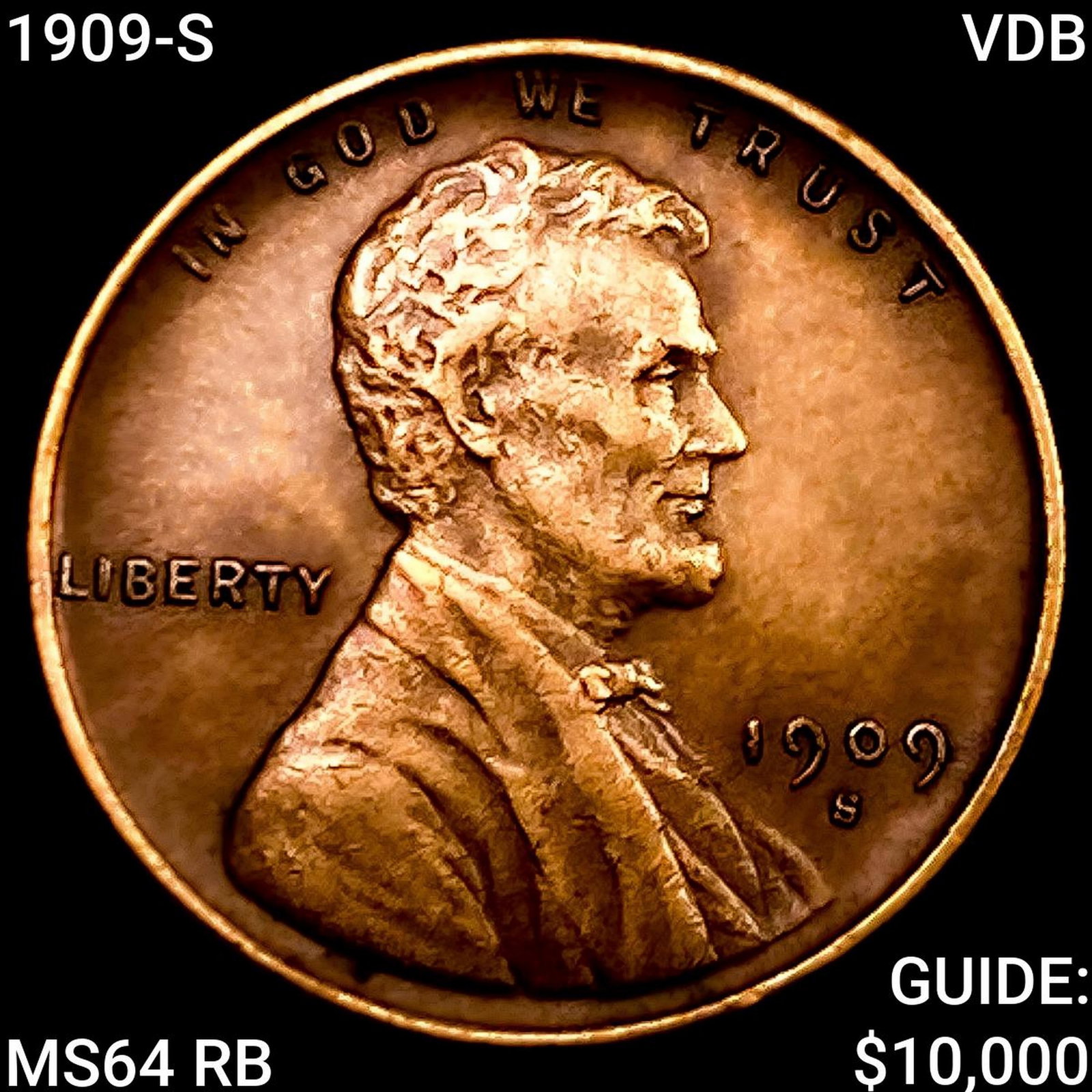 1909-S VDB Wheat Cent UNCIRCULATED: 1909-S VDB Wheat Cent UNCIRCULATED