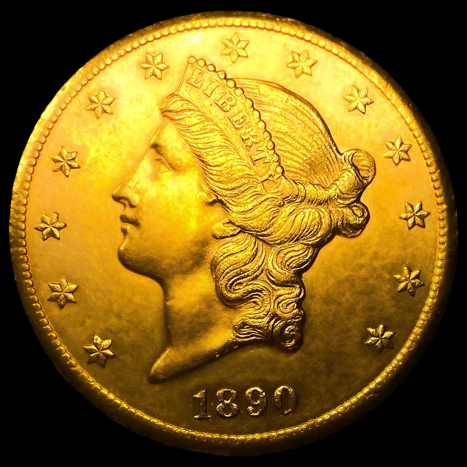 1890-CC $20 Gold Double Eagle (1 of 2)