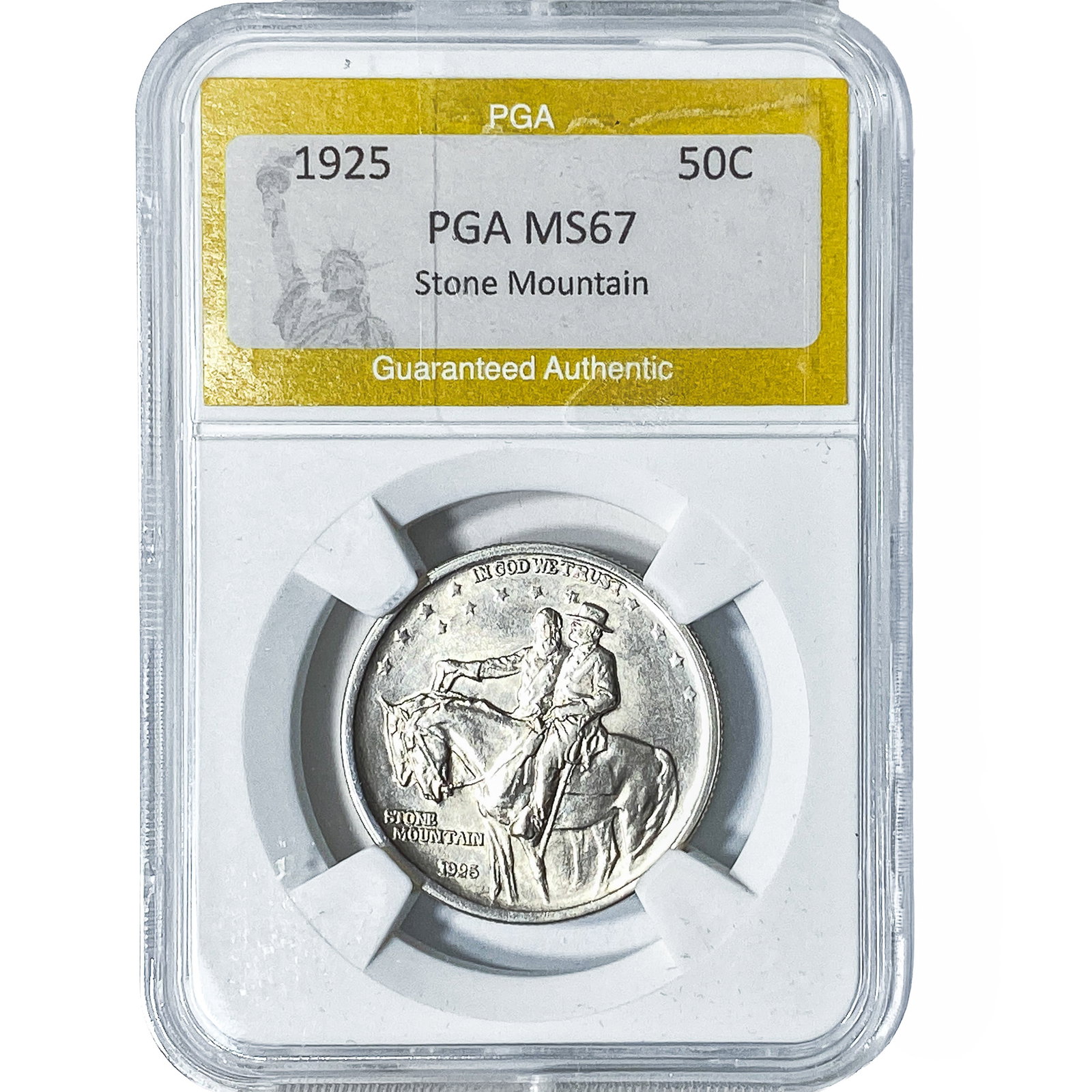 1925 Stone Mountain Half Dollar PGA MS67 (1 of 2)