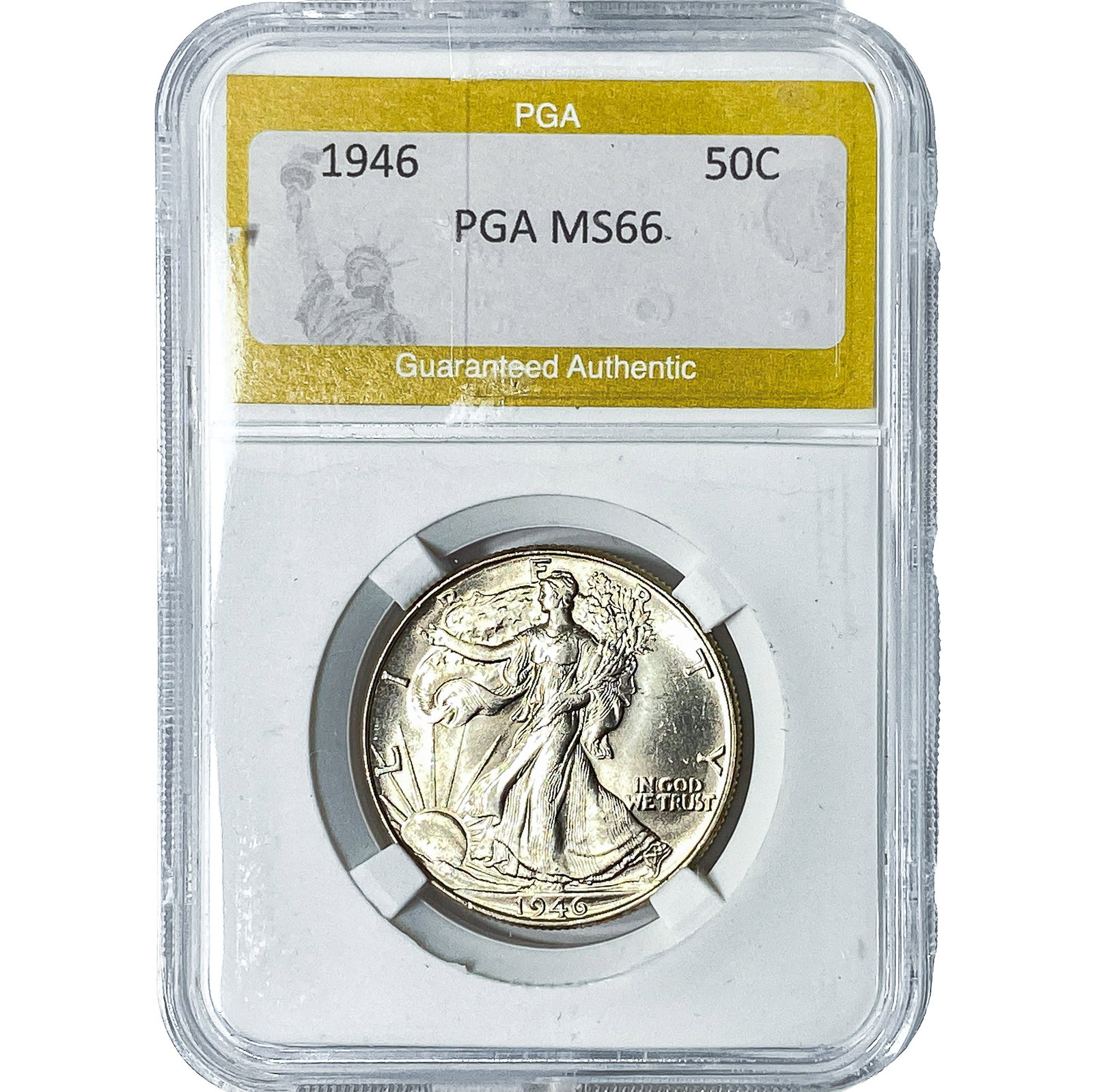 1946 Walking Liberty Half Dollar PGA MS66 (1 of 2)