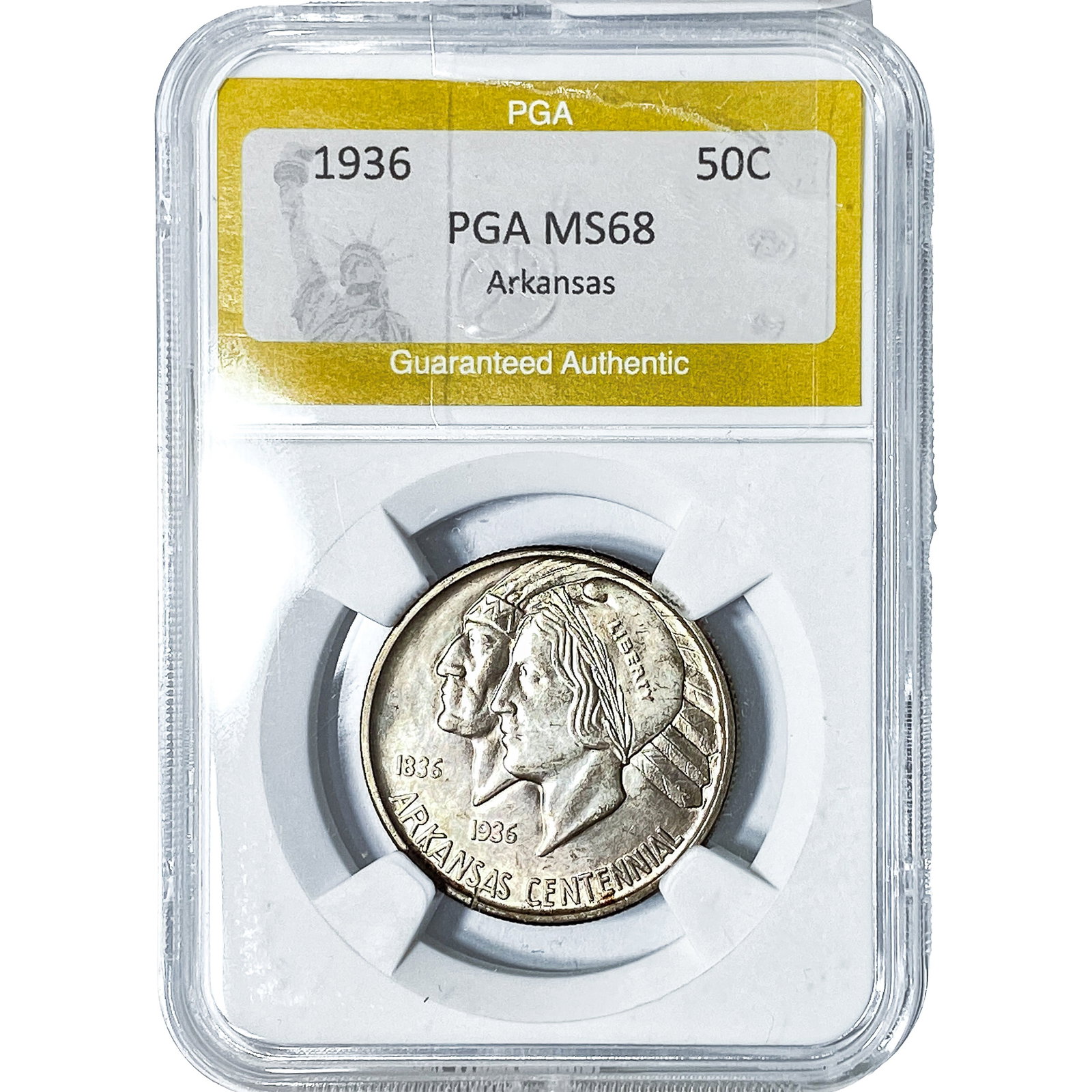 1936 Arkansas Half Dollar PGA MS68 (1 of 2)