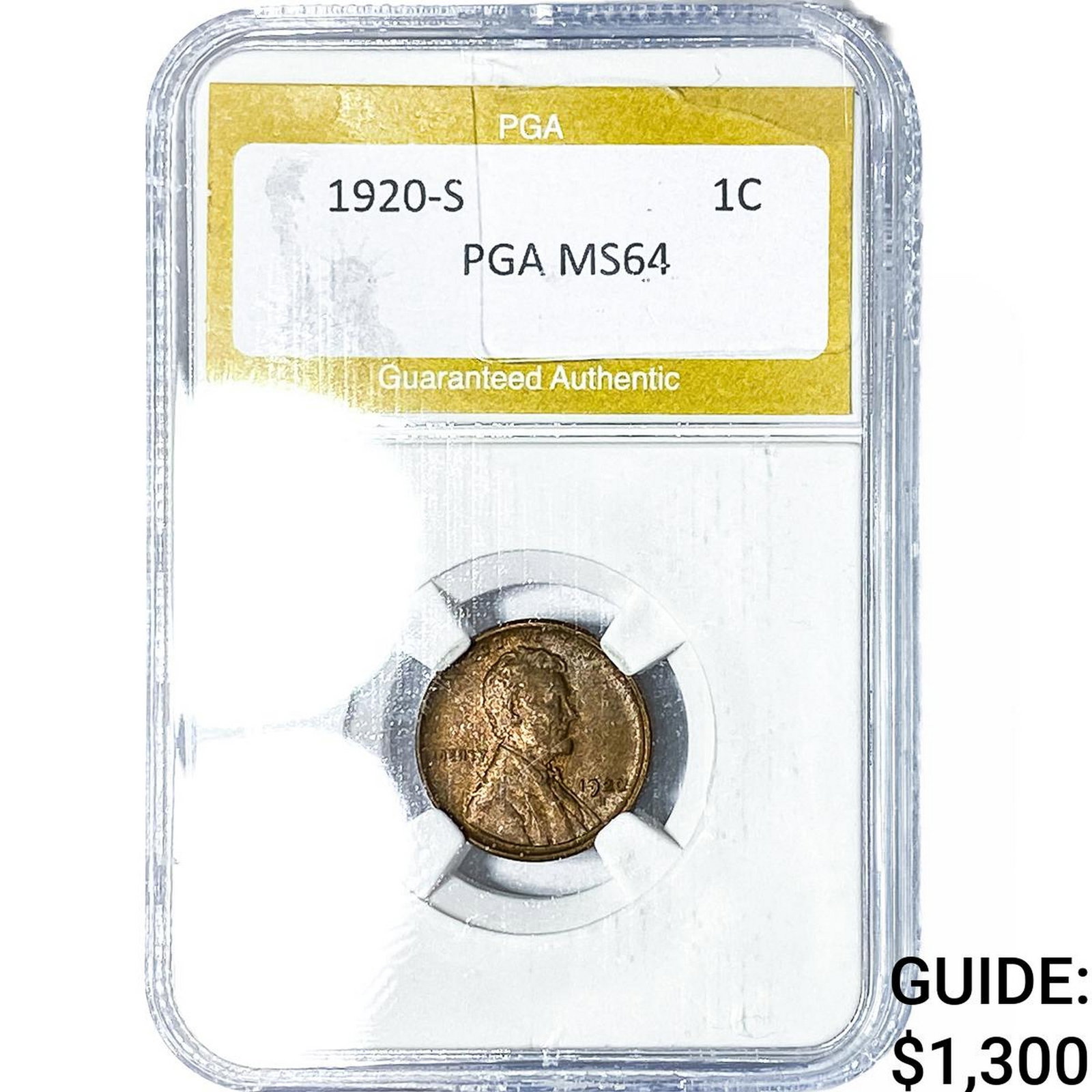 1920-S Wheat Cent PGA MS64 (1 of 2)