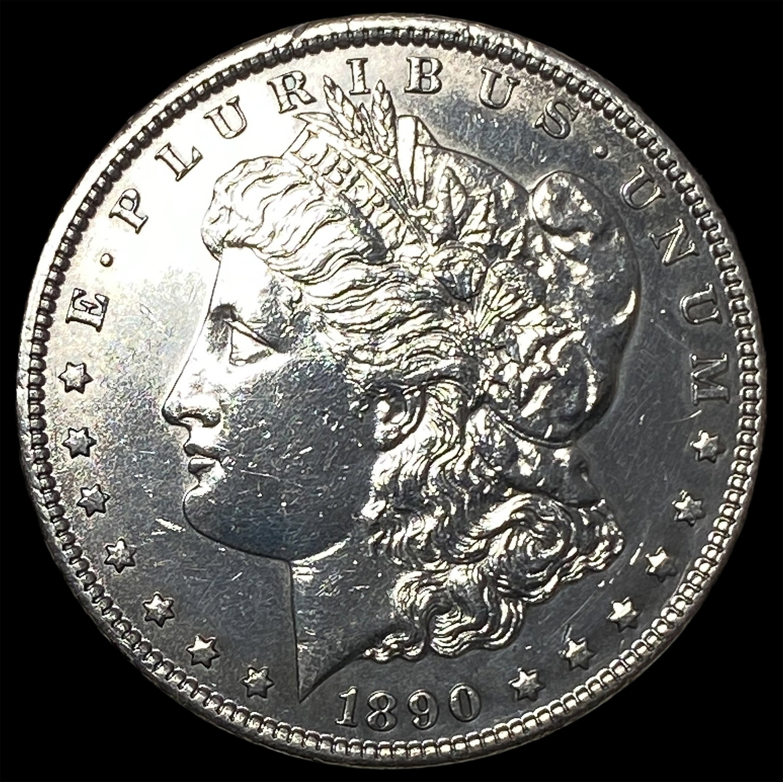 1890-CC Morgan Silver Dollar: 1890-CC Morgan Silver Dollar