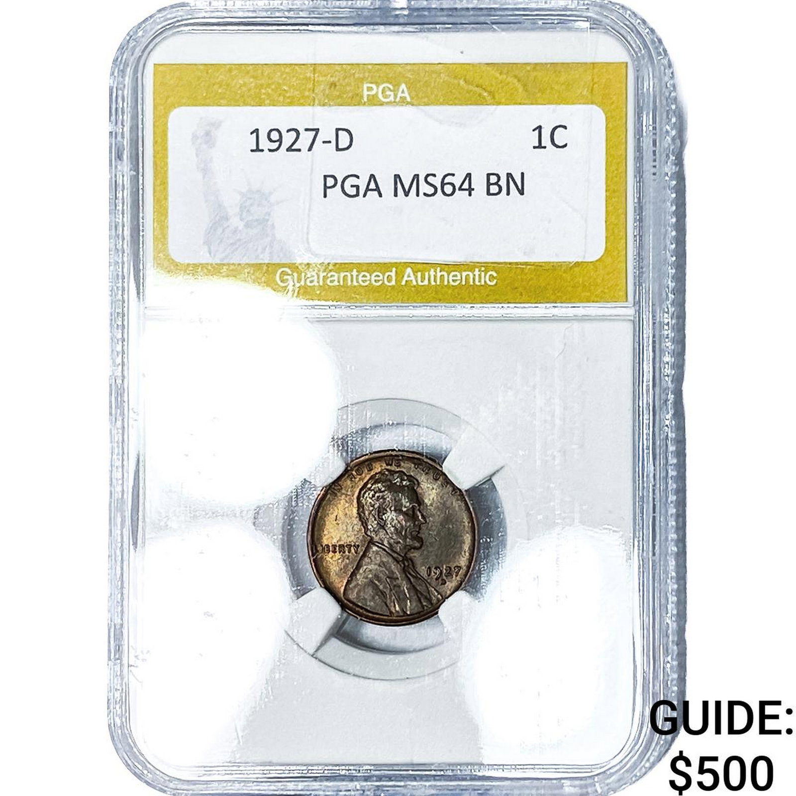1927-D Wheat Cent PGA MS64BN (1 of 2)