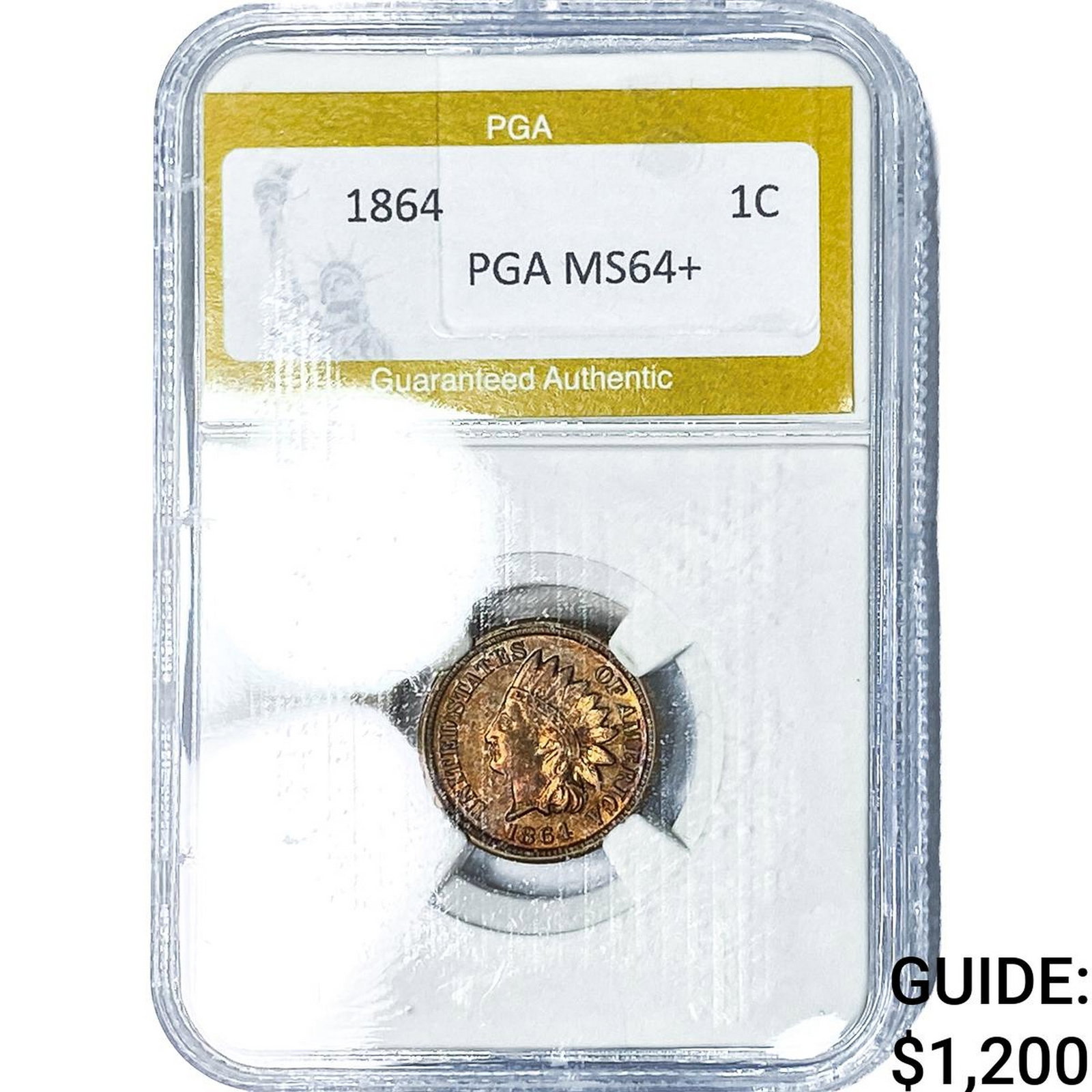 1864 Indian Head Cent PGA MS64+ (1 of 2)