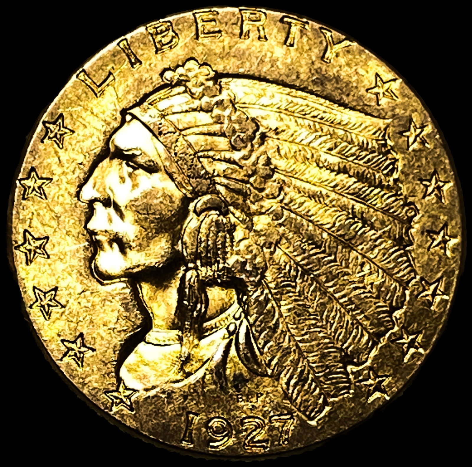 1927 $2.50 Gold Quarter Eagle (1 of 2)