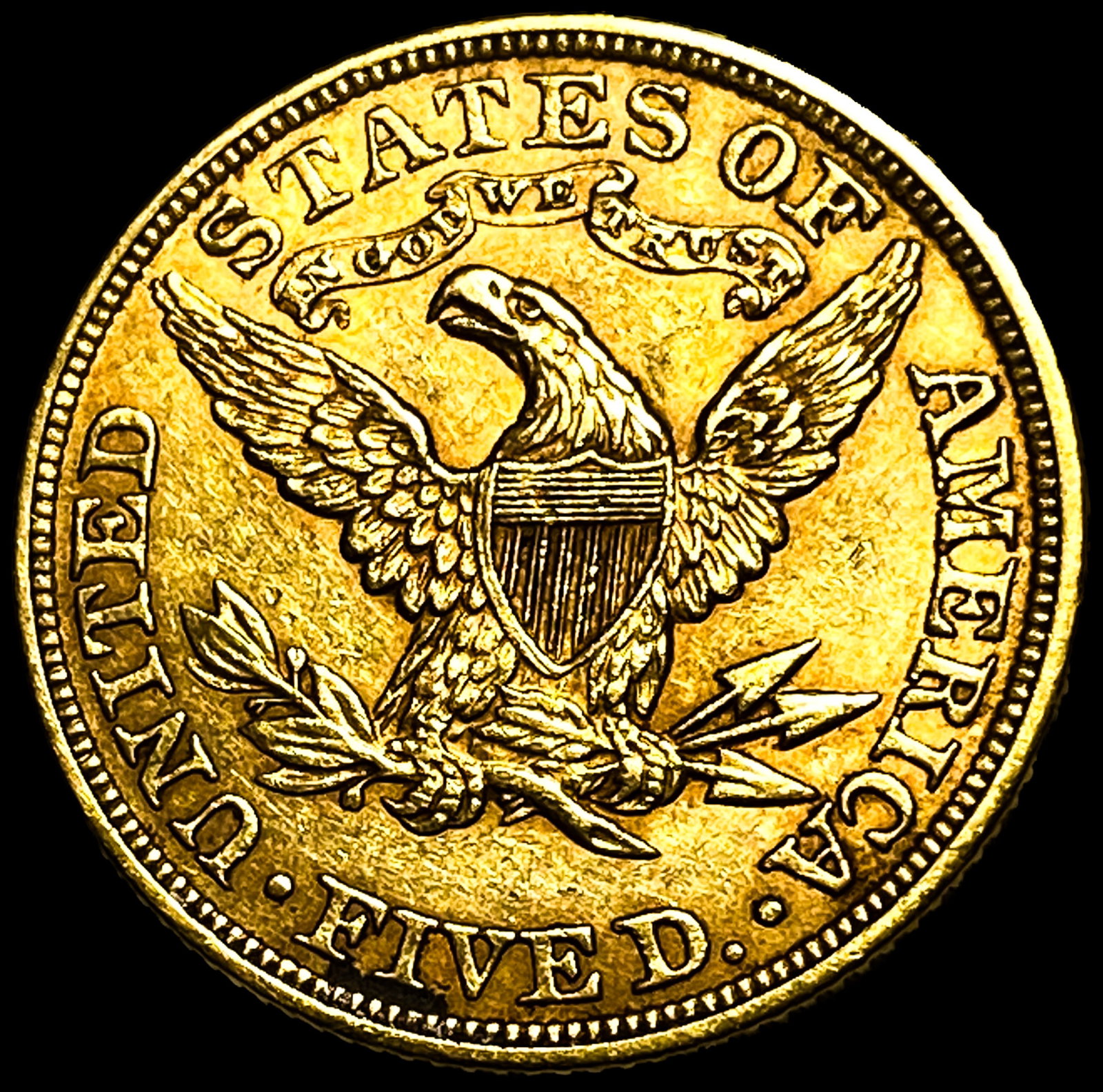 1902 $5 Gold Half Eagle - 2