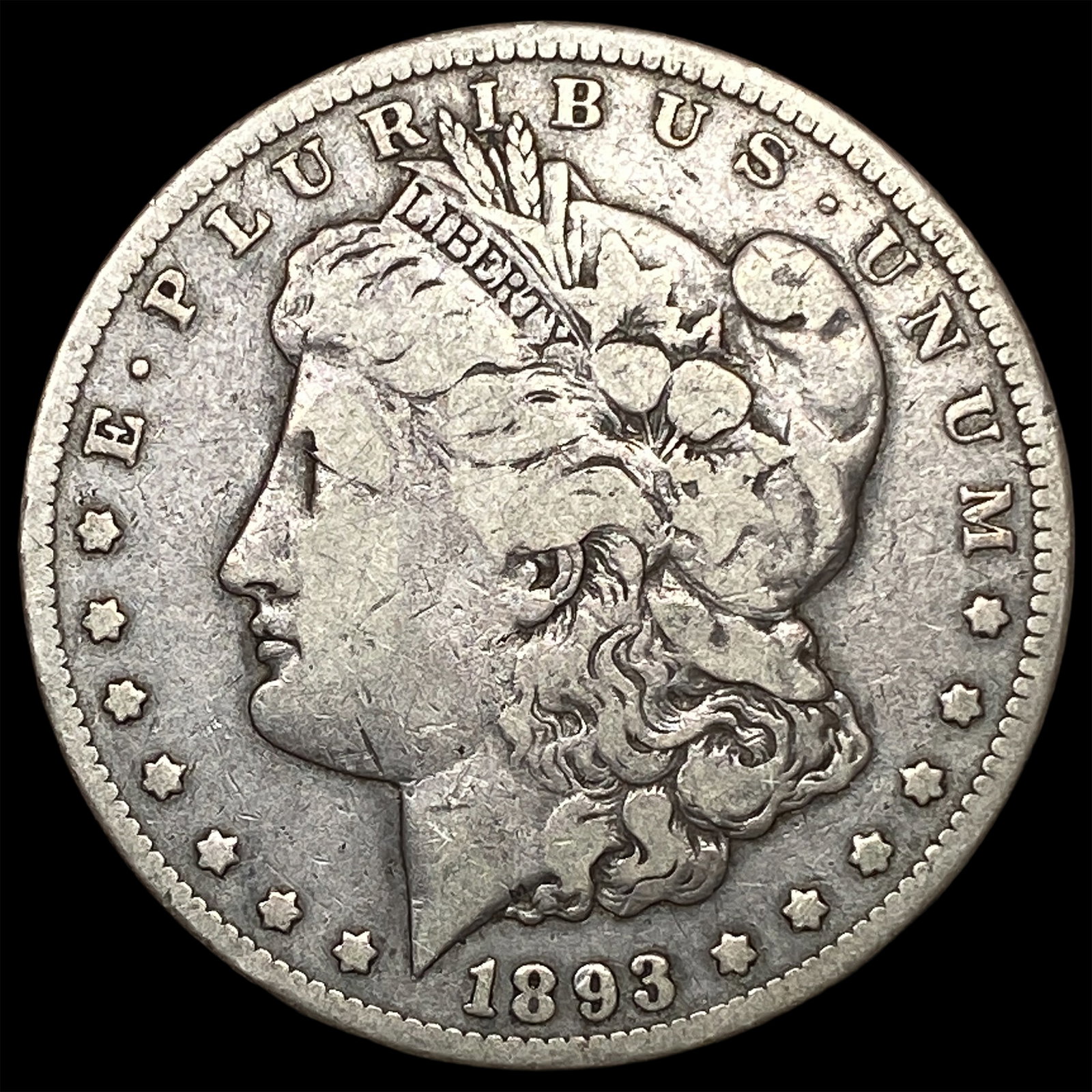 1893-CC Morgan Silver Dollar: 1893-CC Morgan Silver Dollar