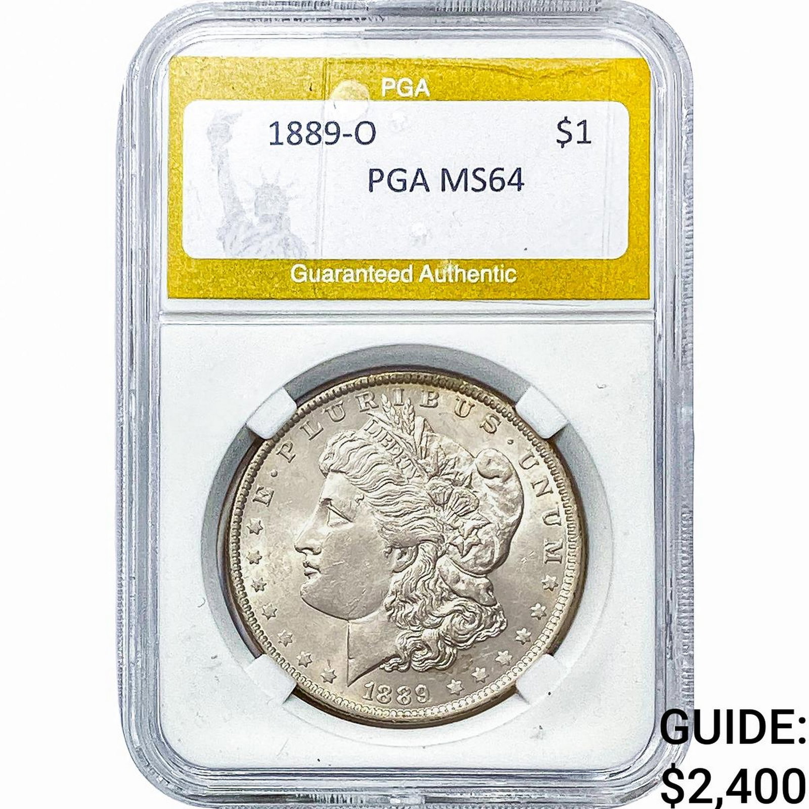 1889-O Morgan Silver Dollar PGA MS64 (1 of 2)