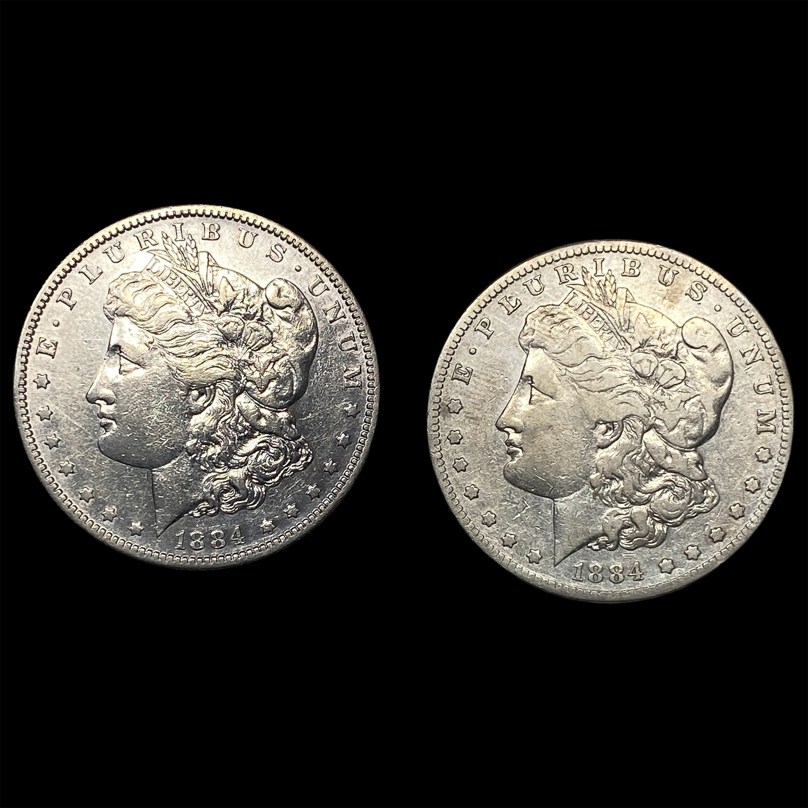 [2] 1884-S Morgan Silver Dollar: [2] 1884-S Morgan Silver Dollar