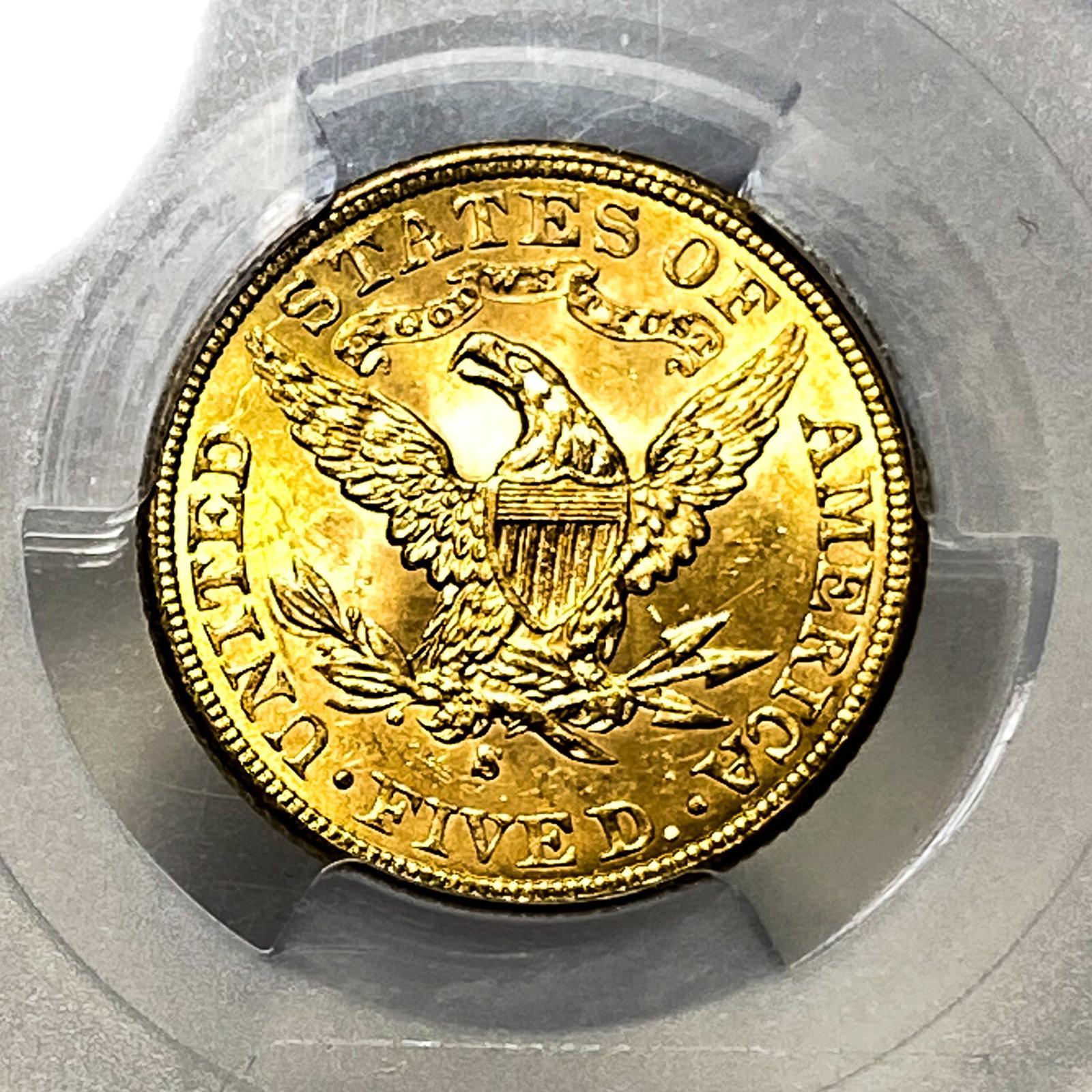 1901-S $5 Gold Half Eagle PCGS - 4