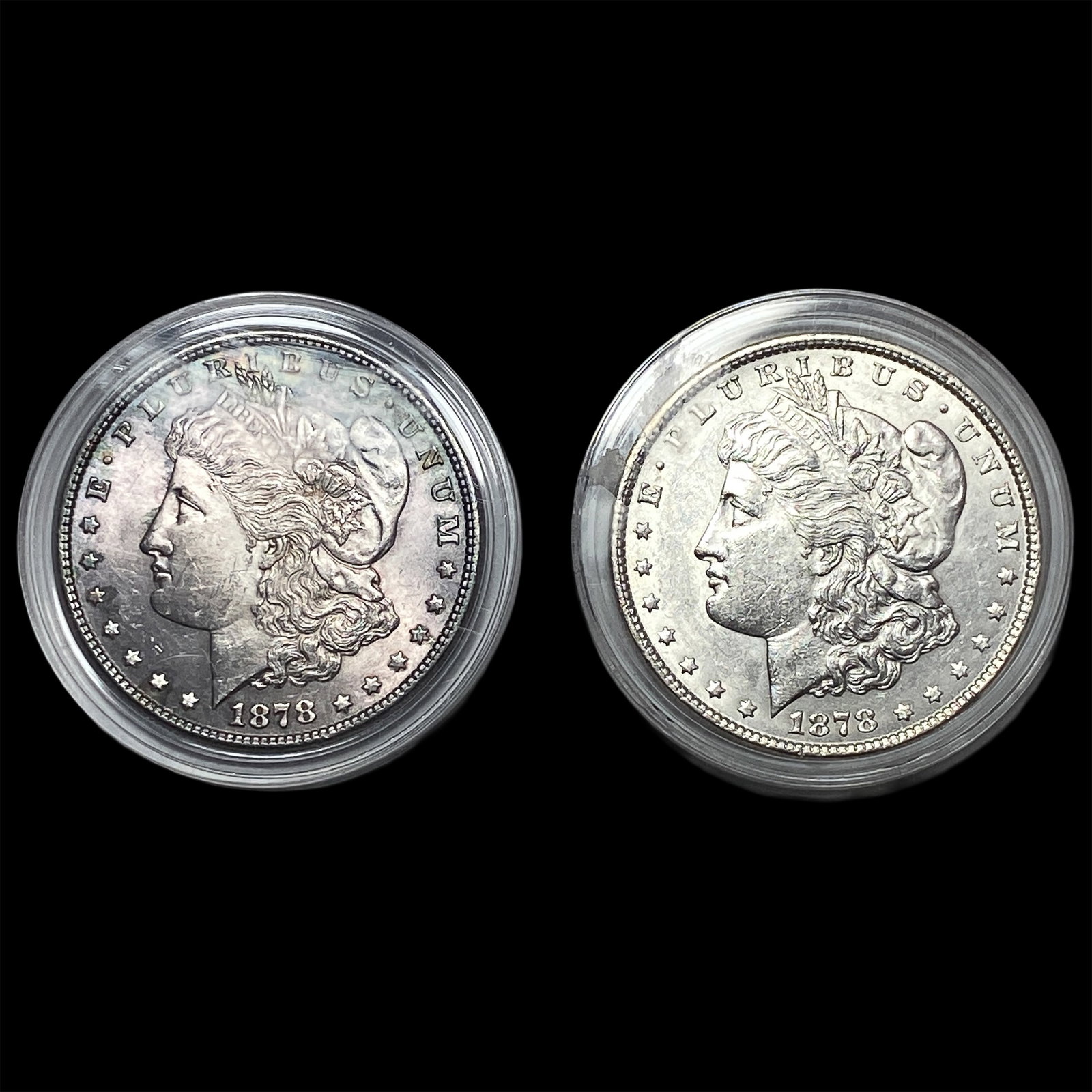 [2] 1878 Rev. 78/ Rev. 79 Morgan Silver Dollar (1 of 2)