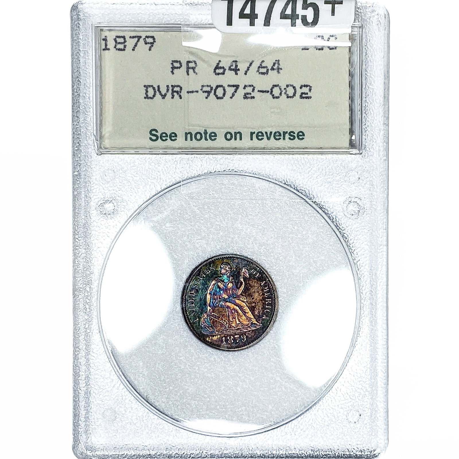 1879 Seated Liberty Dime NCI PR64: 1879 Seated Liberty Dime NCI PR64