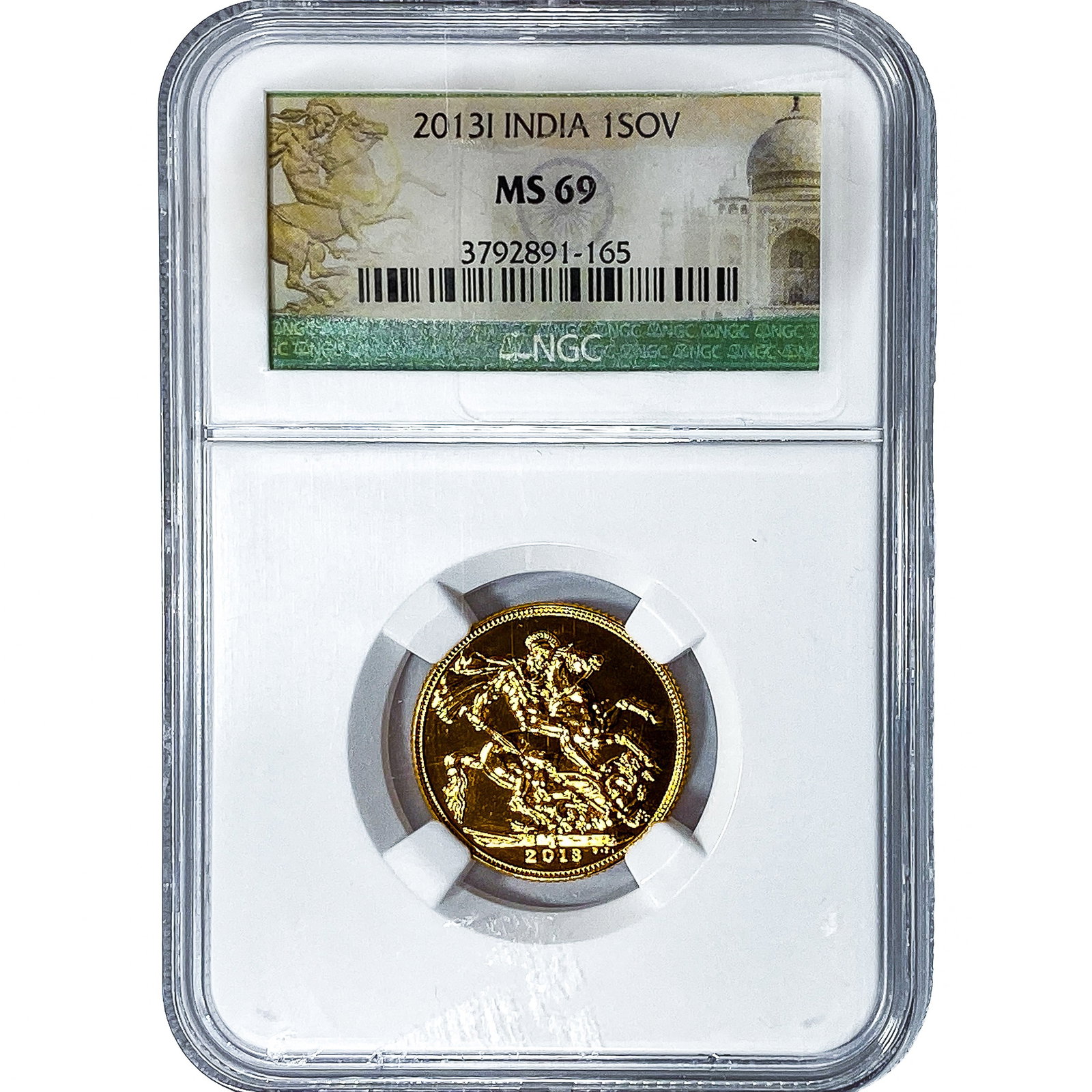 2013 India 1 Sov NGC MS69 (1 of 4)