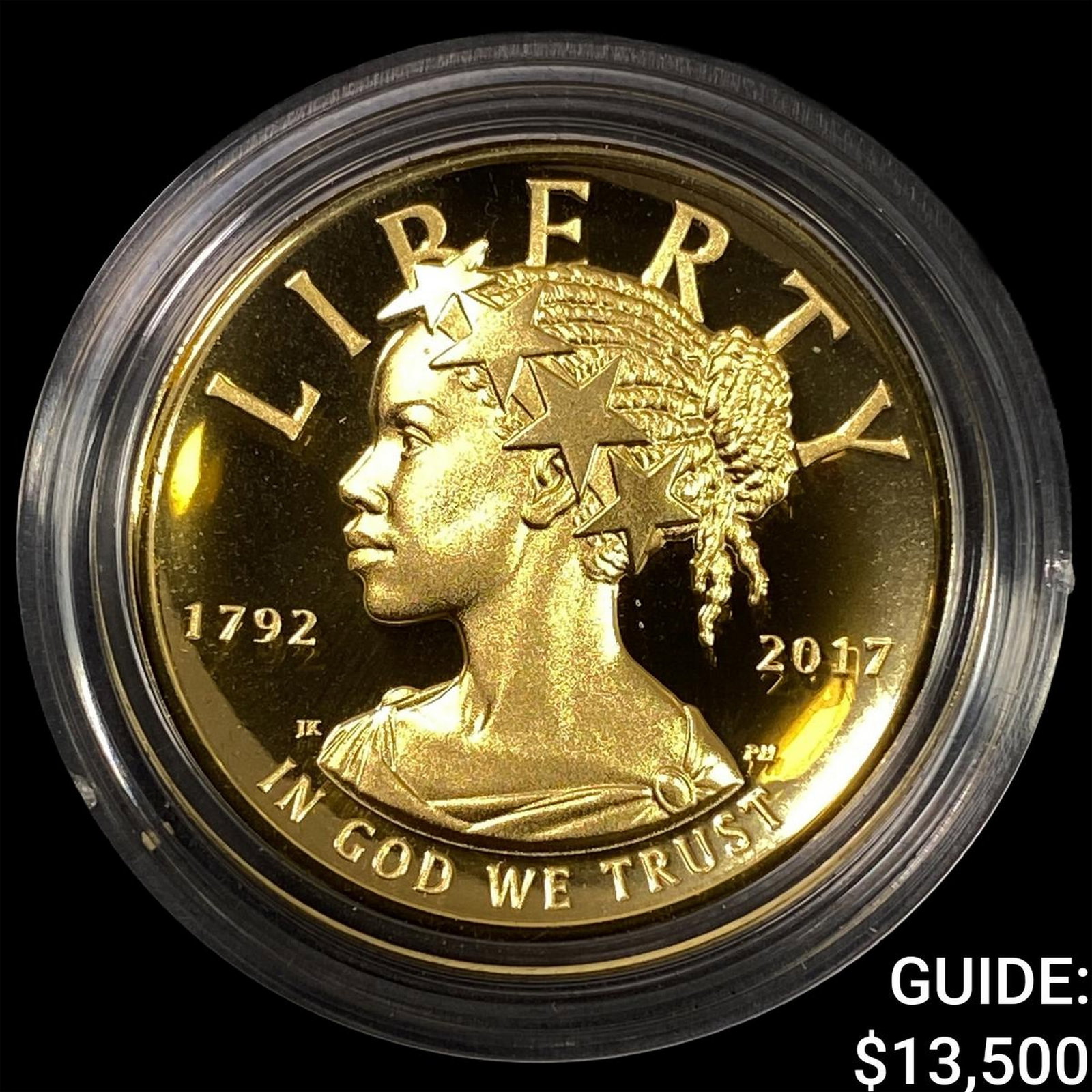 2017 US Mint 1oz Gold $100 Am. Liberty W/Box&Book: 2017 US Mint 1oz Gold $100 Am. Liberty W/Box&Book