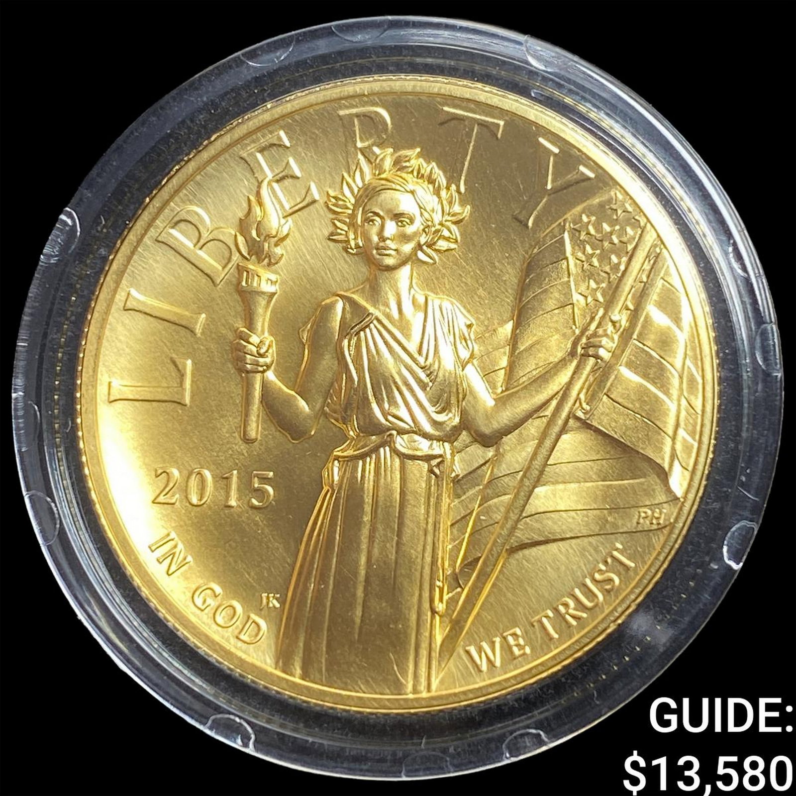 2015 US Mint 1oz Gold $100 American Liberty w/ Box: 2015 US Mint 1oz Gold $100 American Liberty w/ Box