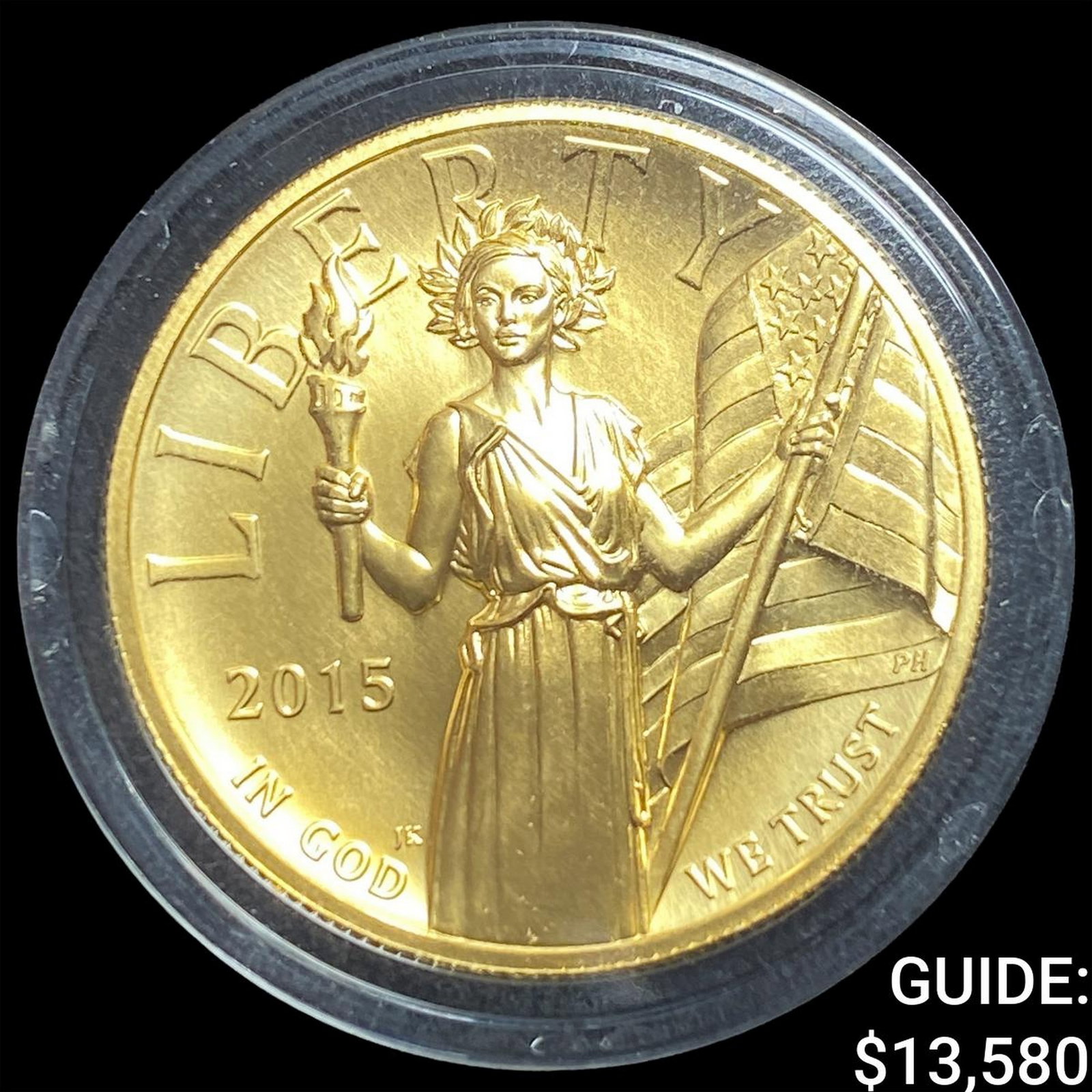 2015 US Mint 1oz Gold $100 American Liberty w/ Box (1 of 2)