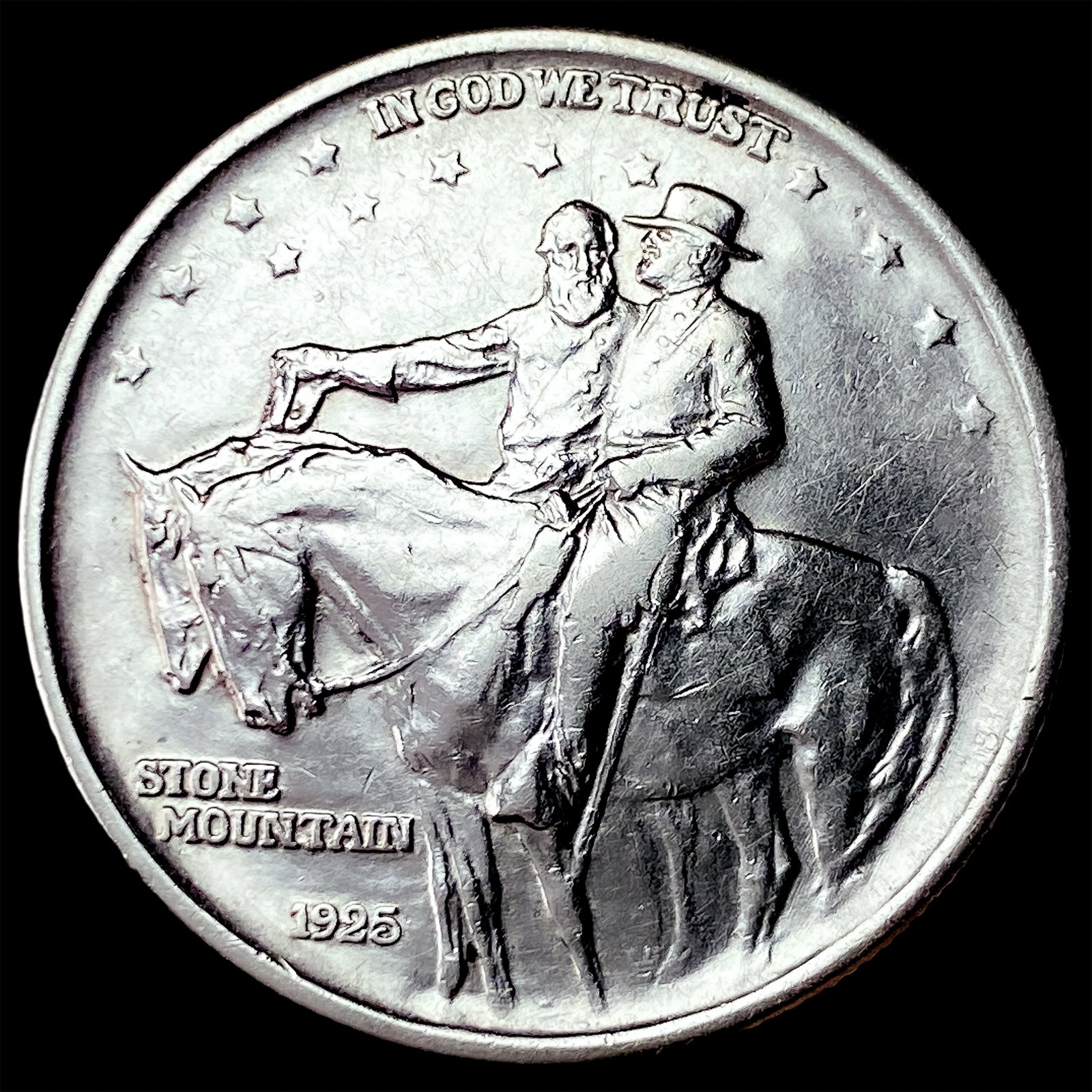1925 Silver Stone Mountain Half Dollar UNCIRCULATED: 1925 Silver Stone Mountain Half Dollar UNCIRCULATED