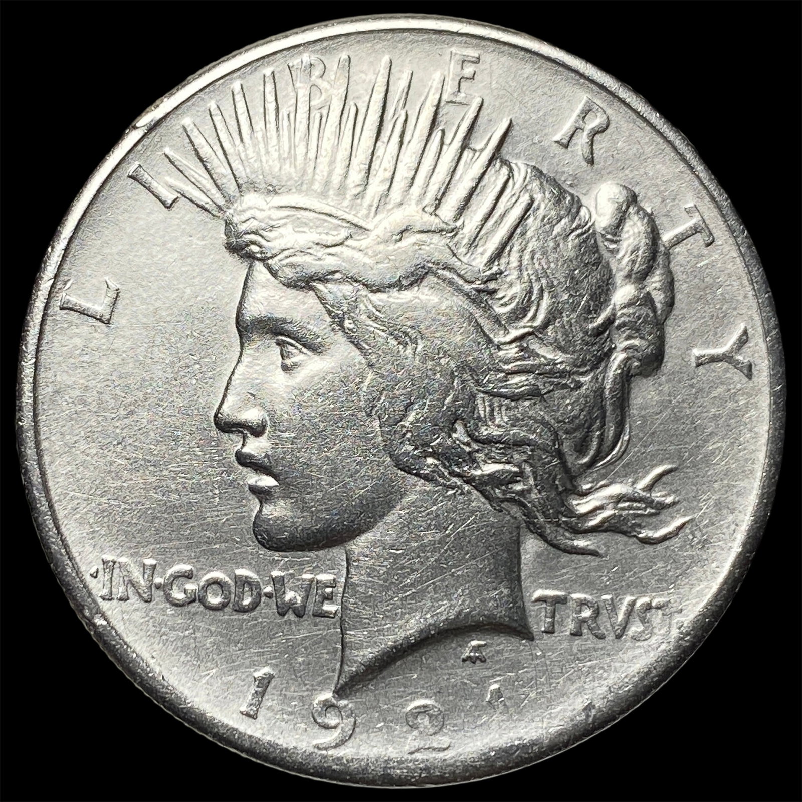 1921 Silver High Relief Peace Dollar UNCIRCULATED: 1921 Silver High Relief Peace Dollar UNCIRCULATED