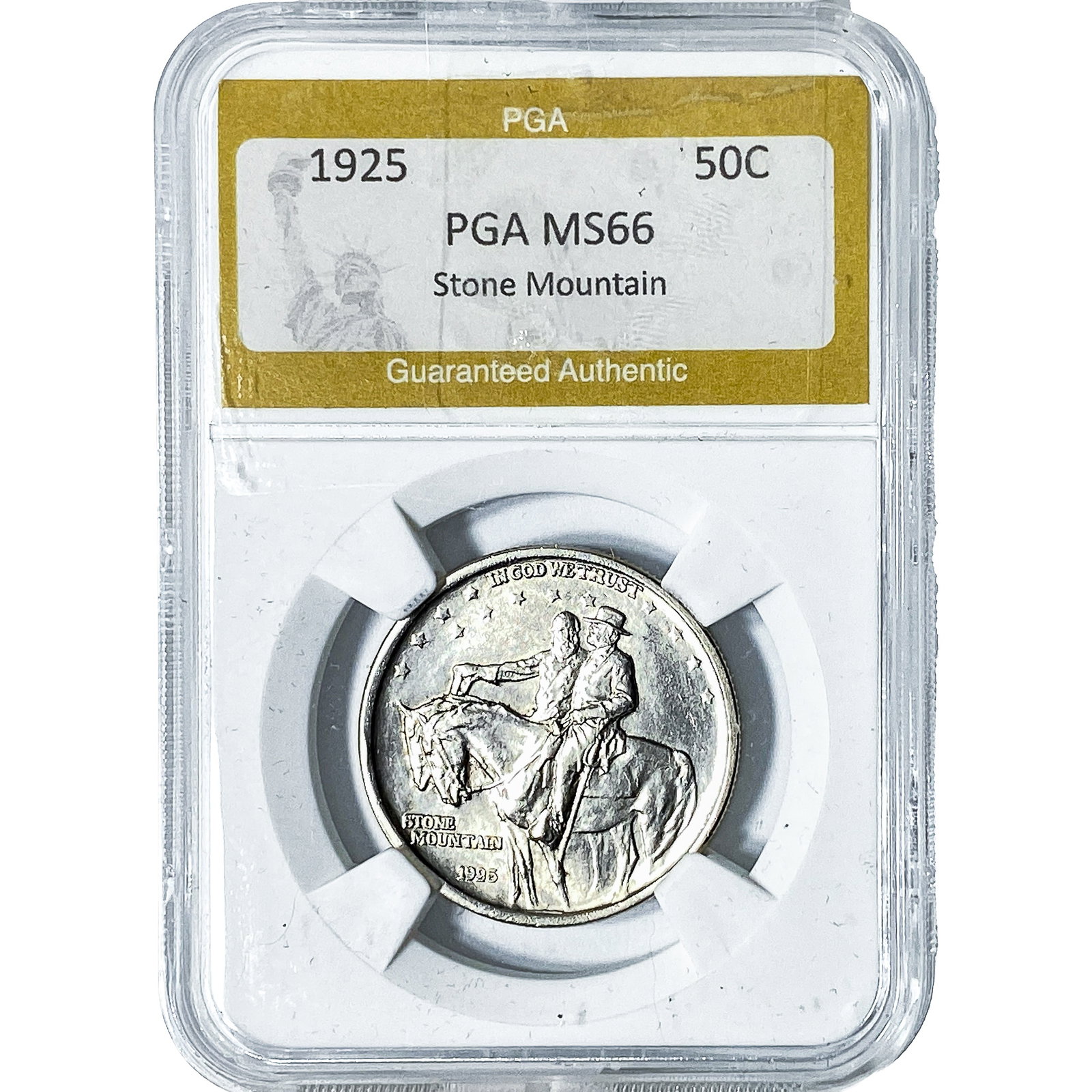1925 Stone Mountain Half Dollar PGA MS66 (1 of 2)
