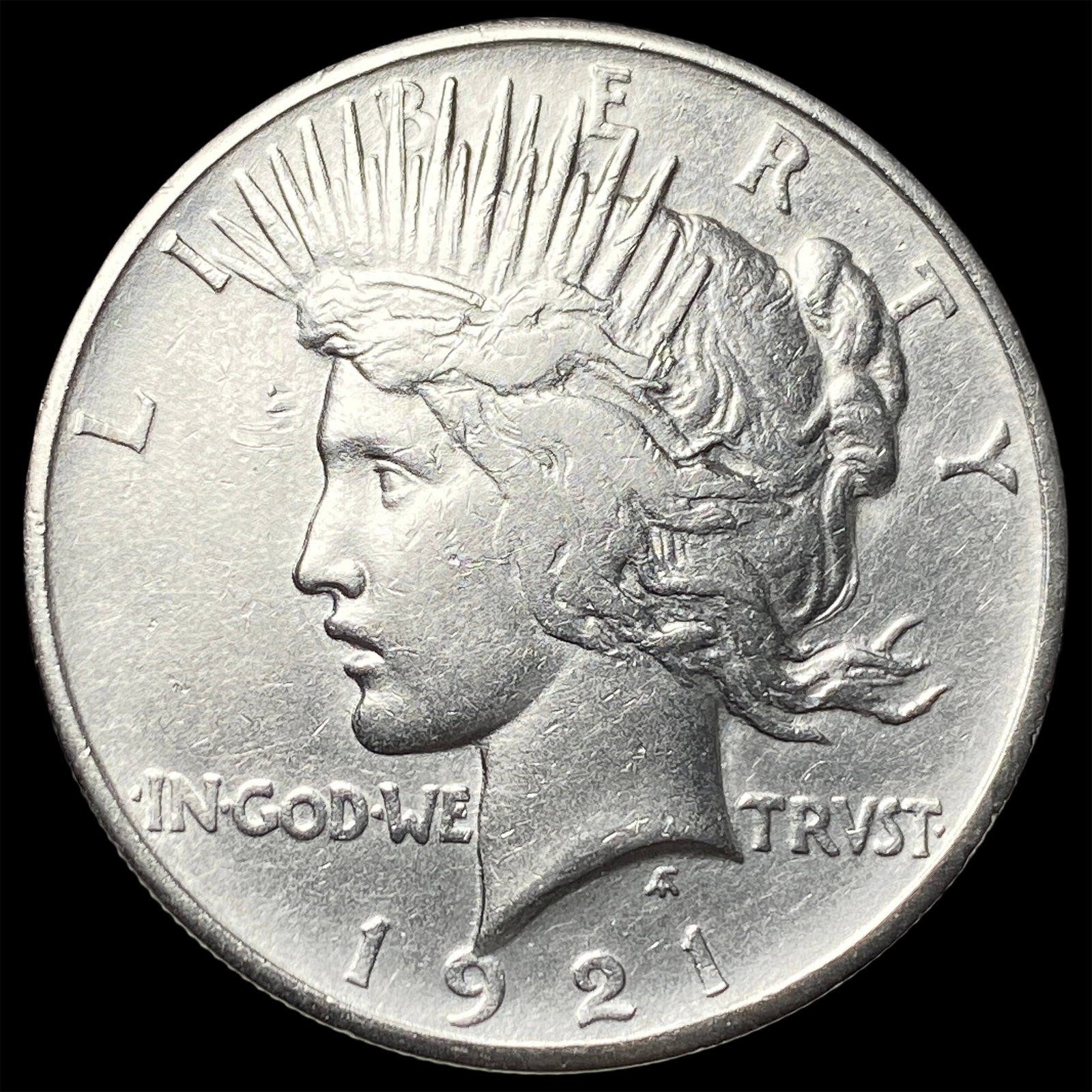1921 Silver High Relief Peace Dollar UNCIRCULATED: 1921 Silver High Relief Peace Dollar UNCIRCULATED