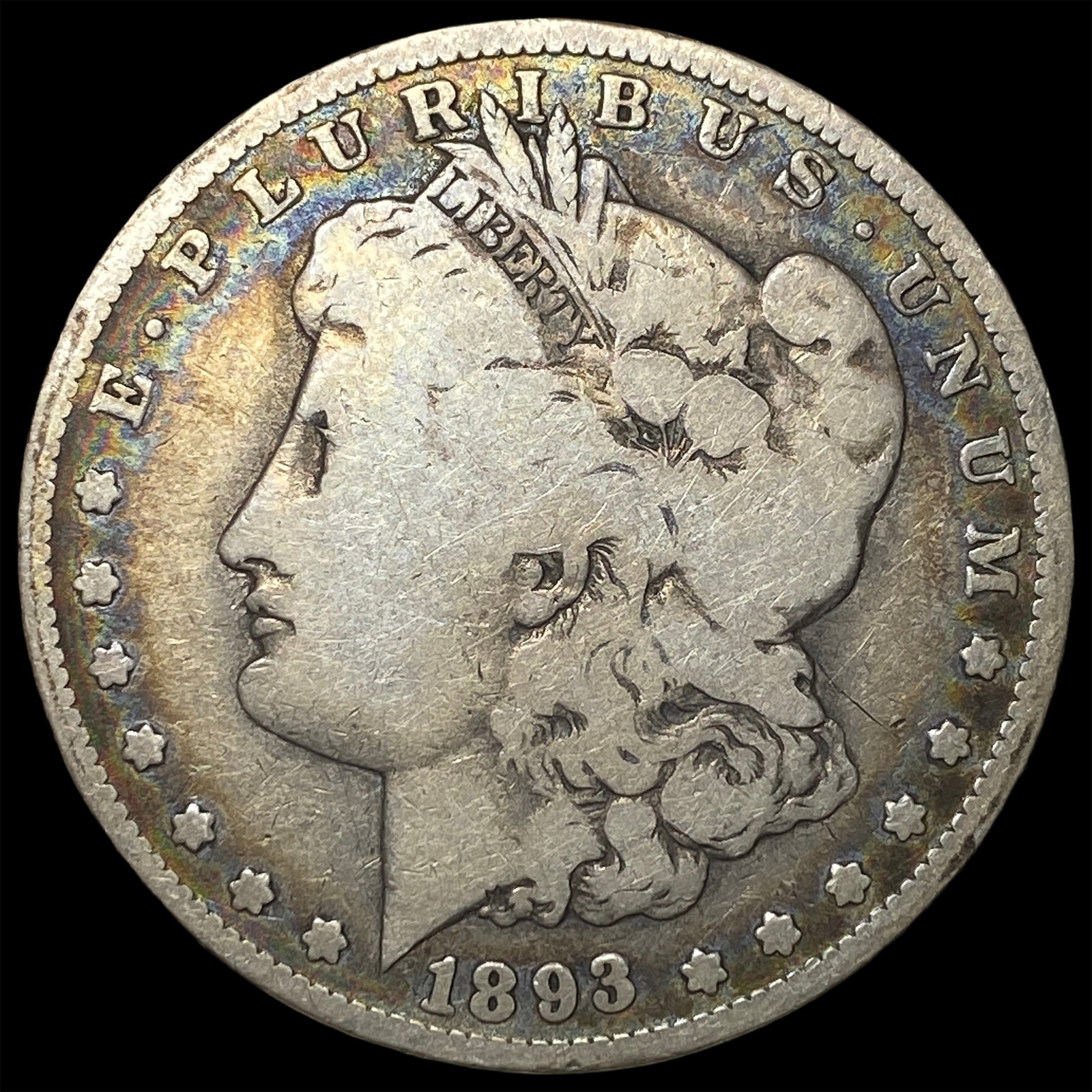 1893-O Silver Morgan Dollar LIGHTLY CIRCULATED: 1893-O Silver Morgan Dollar LIGHTLY CIRCULATED
