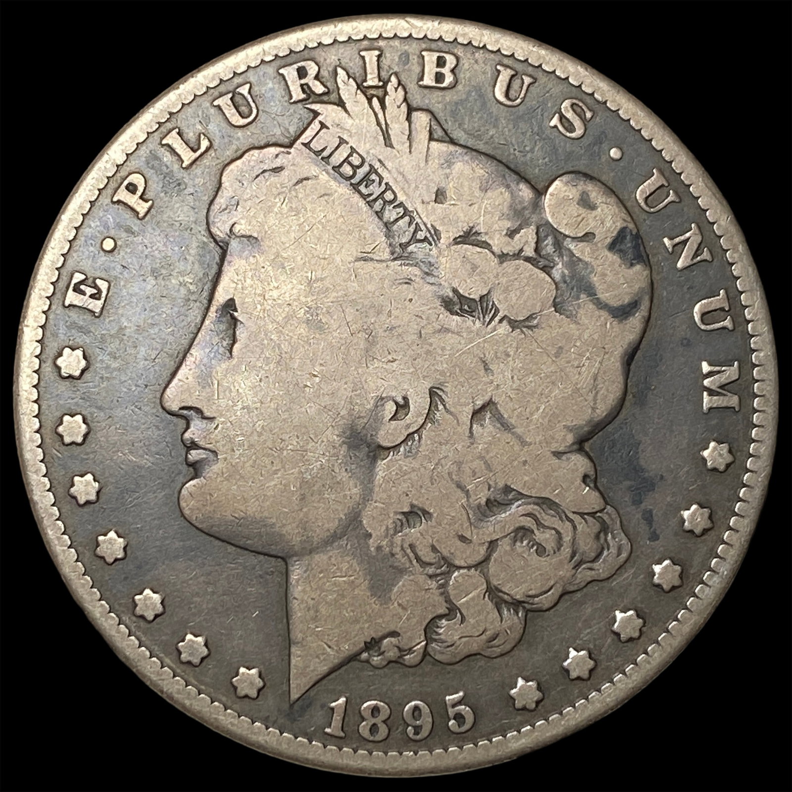 1895-S Silver Morgan Dollar LIGHTLY CIRCULATED: 1895-S Silver Morgan Dollar LIGHTLY CIRCULATED