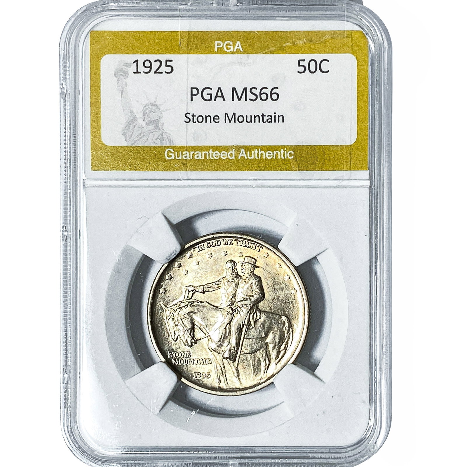 1925 Stone Mountain Half Dollar PGA MS66 (1 of 2)