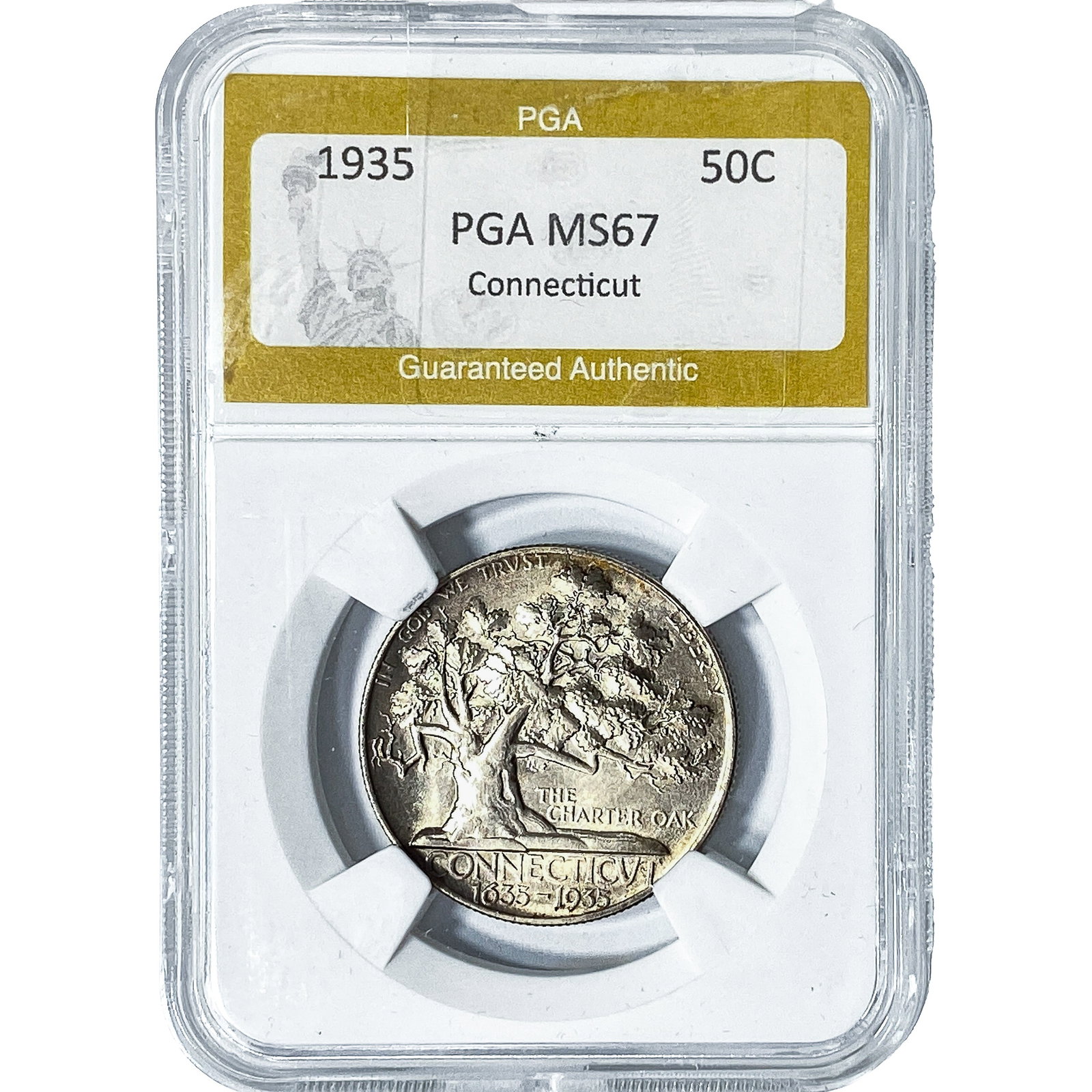 1935 Connecticut Half Dollar PGA MS67 (1 of 2)