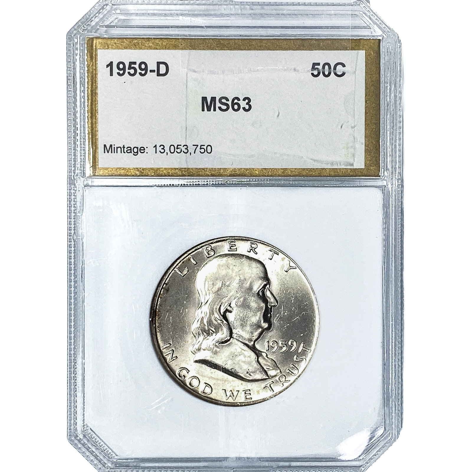 1959-D Franklin Half Dollar PCI MS63 (1 of 2)