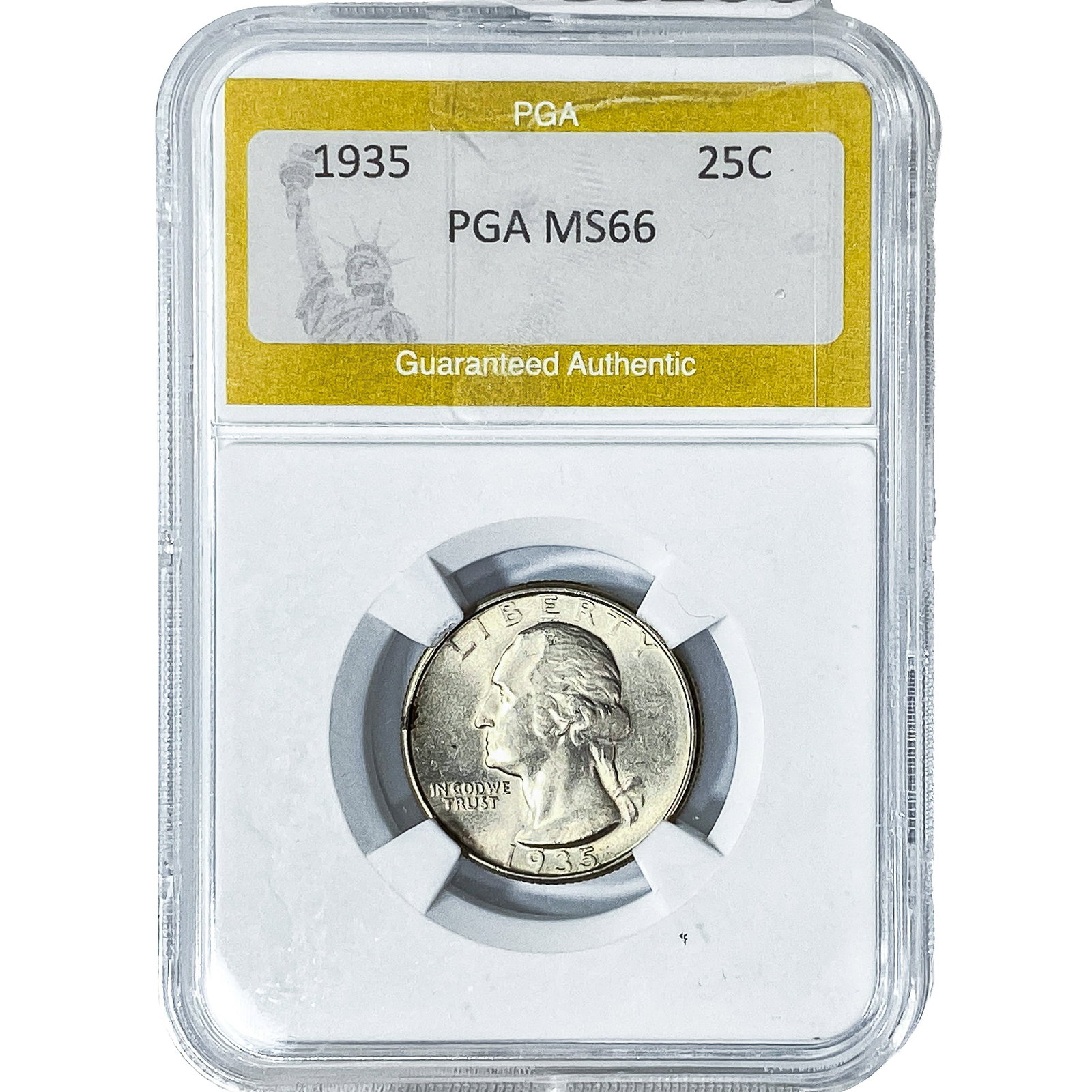 1935 Washington Silver Quarter PGA MS66 (1 of 2)