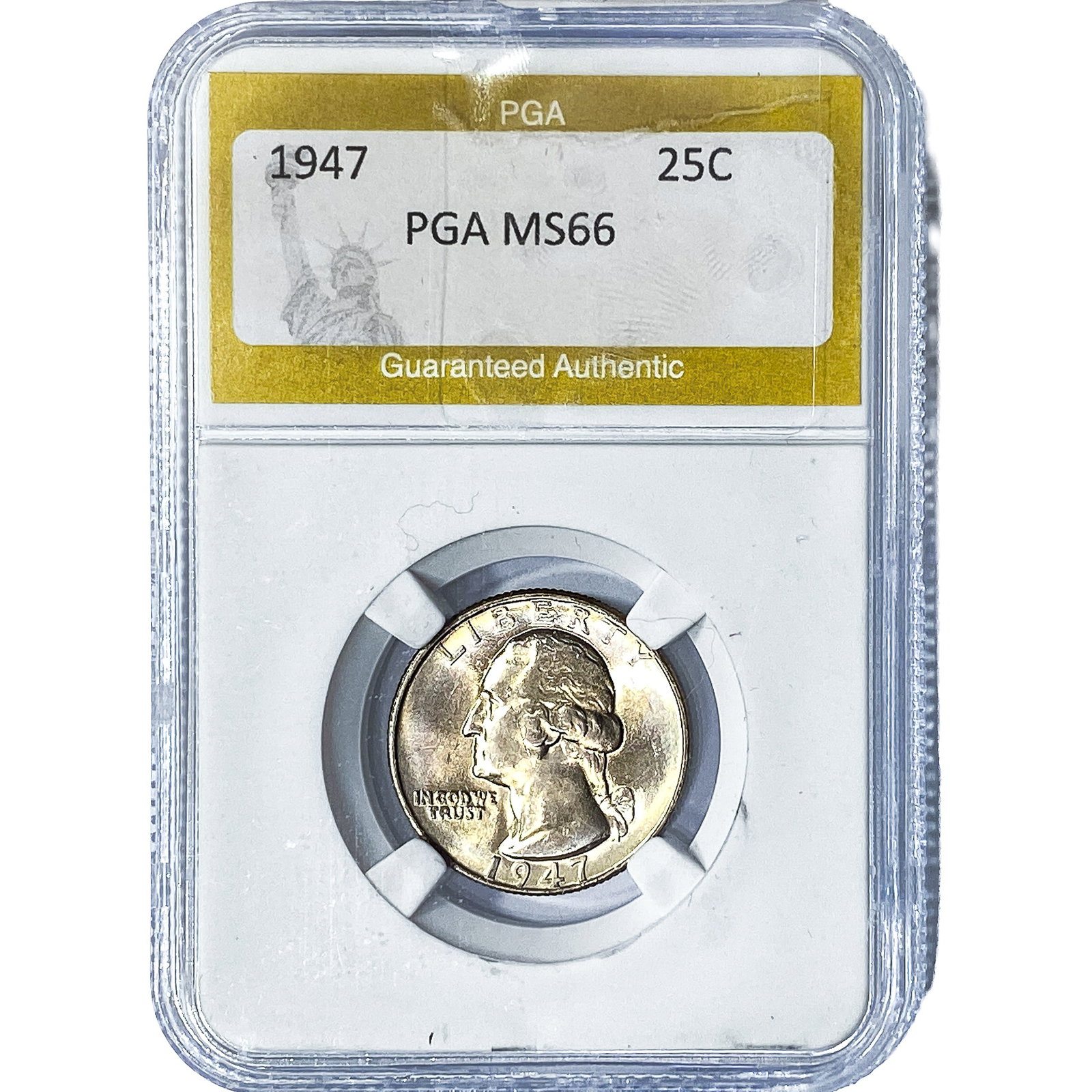 1947 Washington Silver Quarter PGA MS66 (1 of 2)