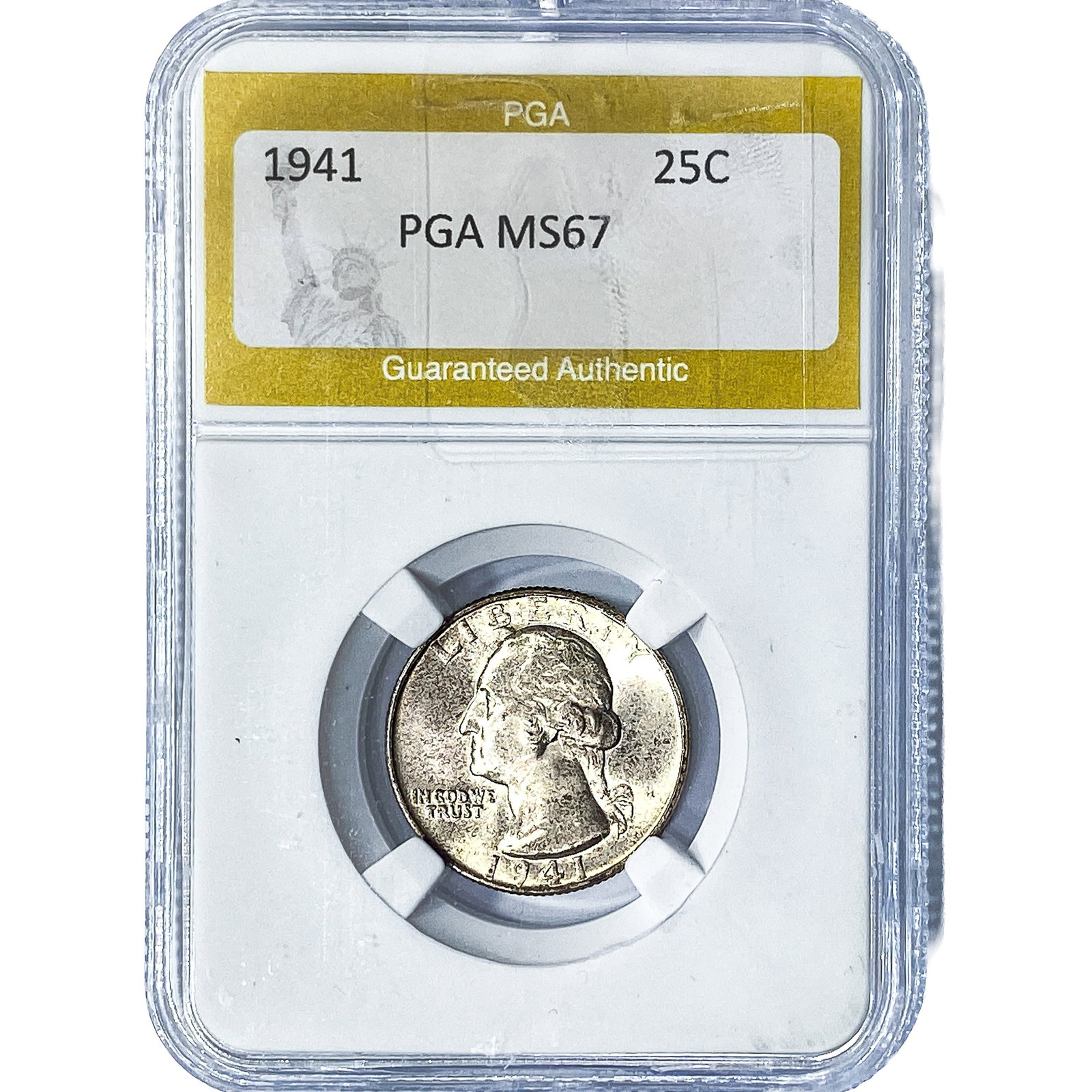 1941 Washington Silver Quarter PGA MS67 (1 of 2)