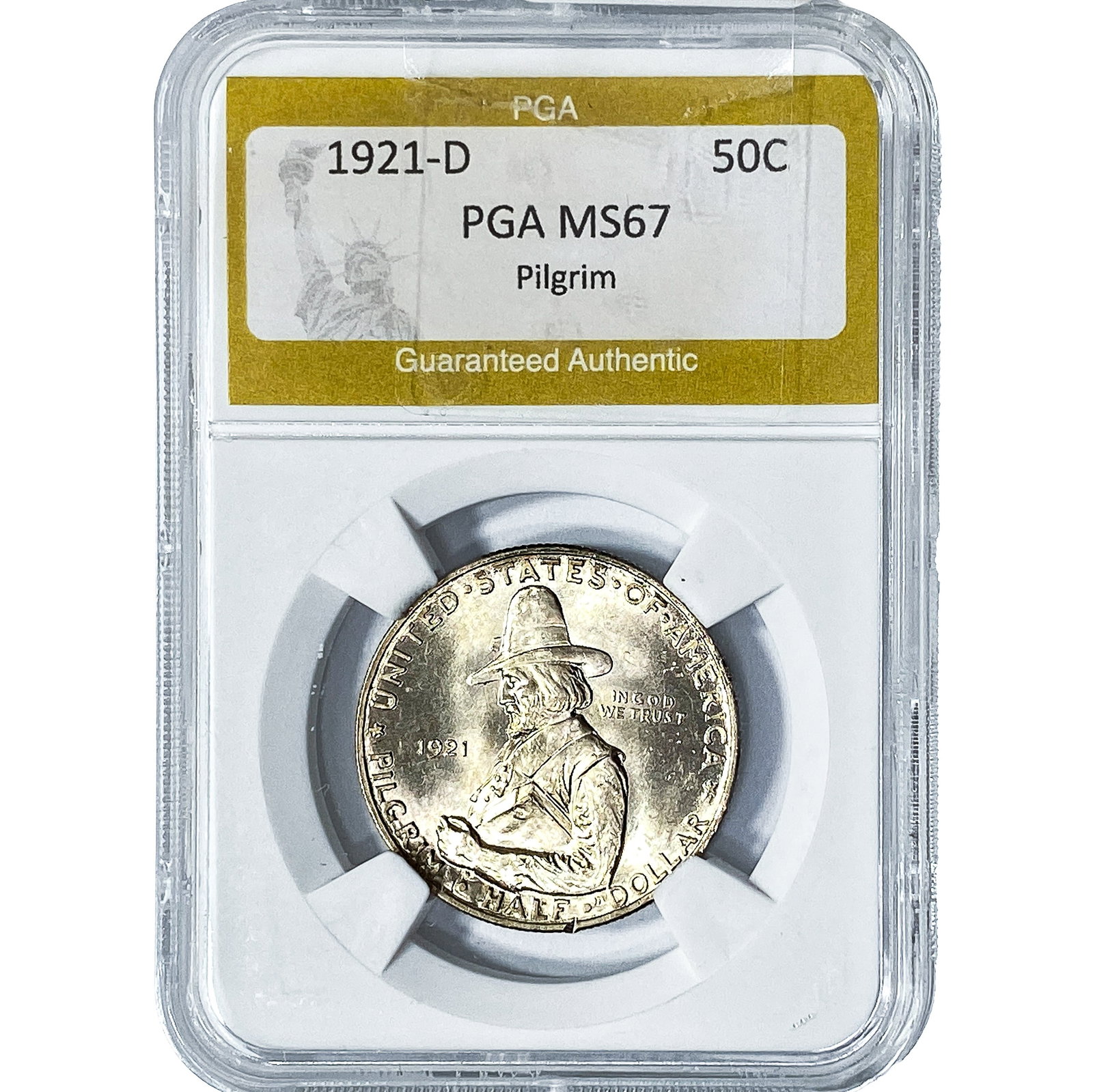 1921-D Pilgrim Half Dollar PGA MS67 (1 of 2)