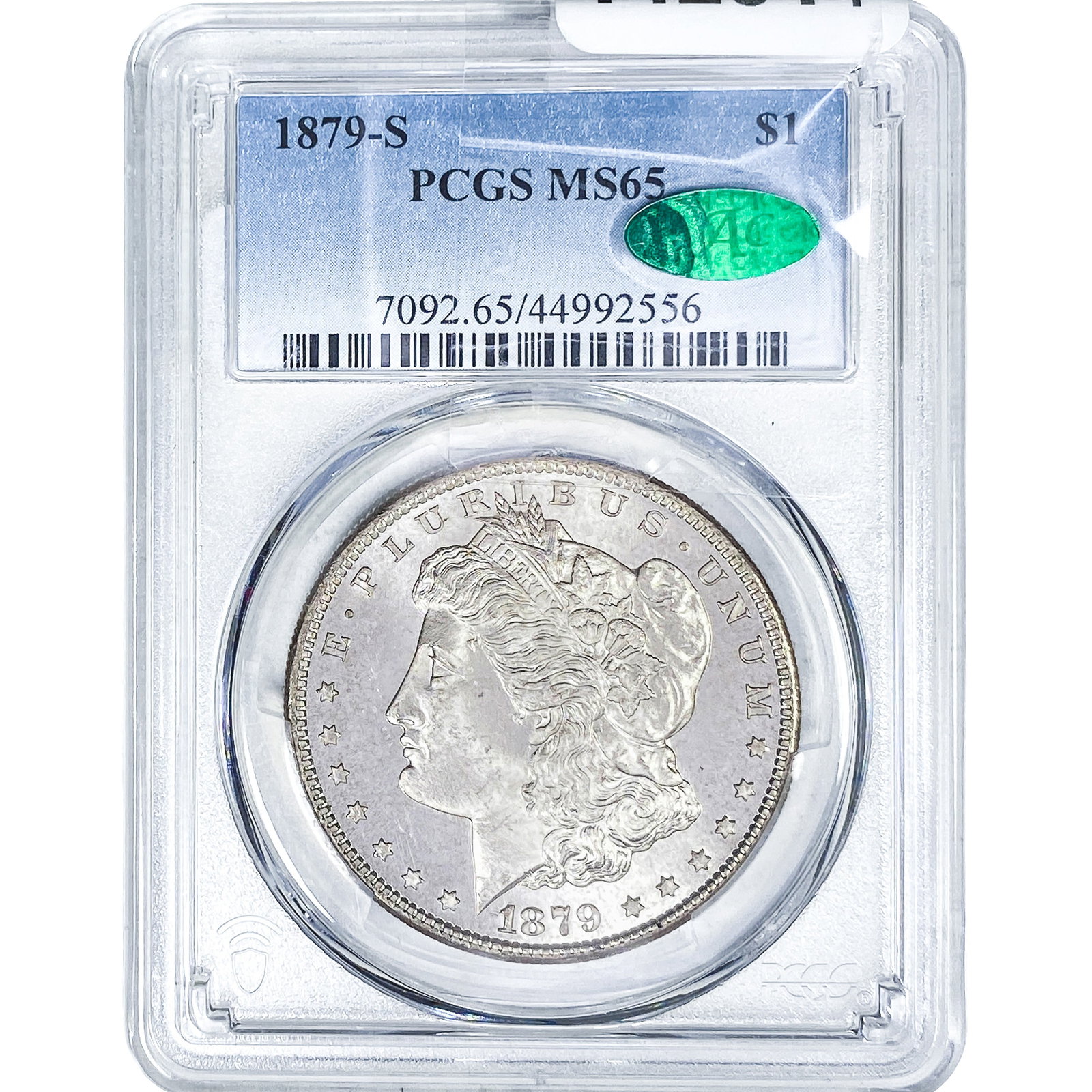 1879-S Morgan Silver Dollar PCGS MS65: 1879-S Morgan Silver Dollar PCGS MS65