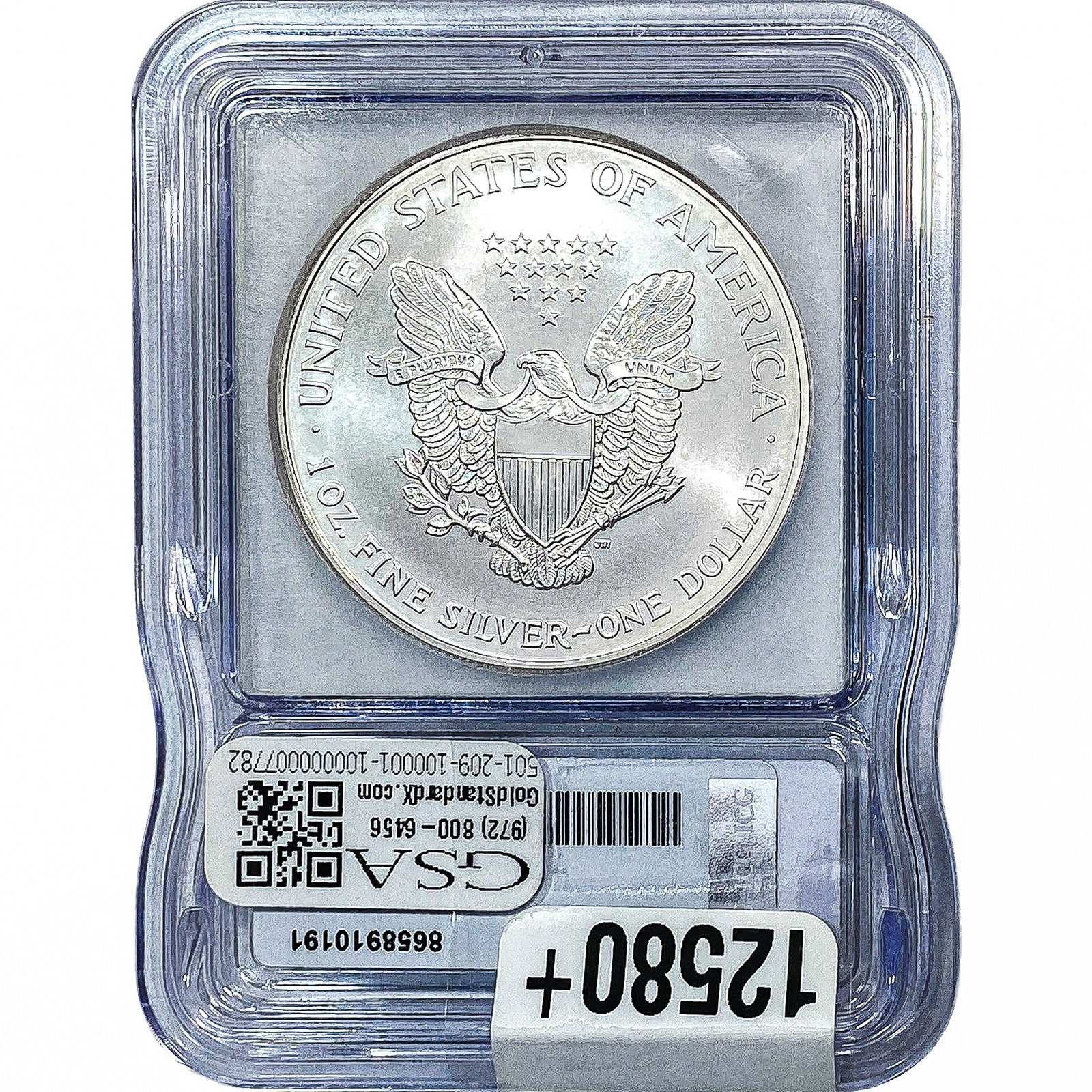 1999 Silver Eagle ICG MS70 - 2