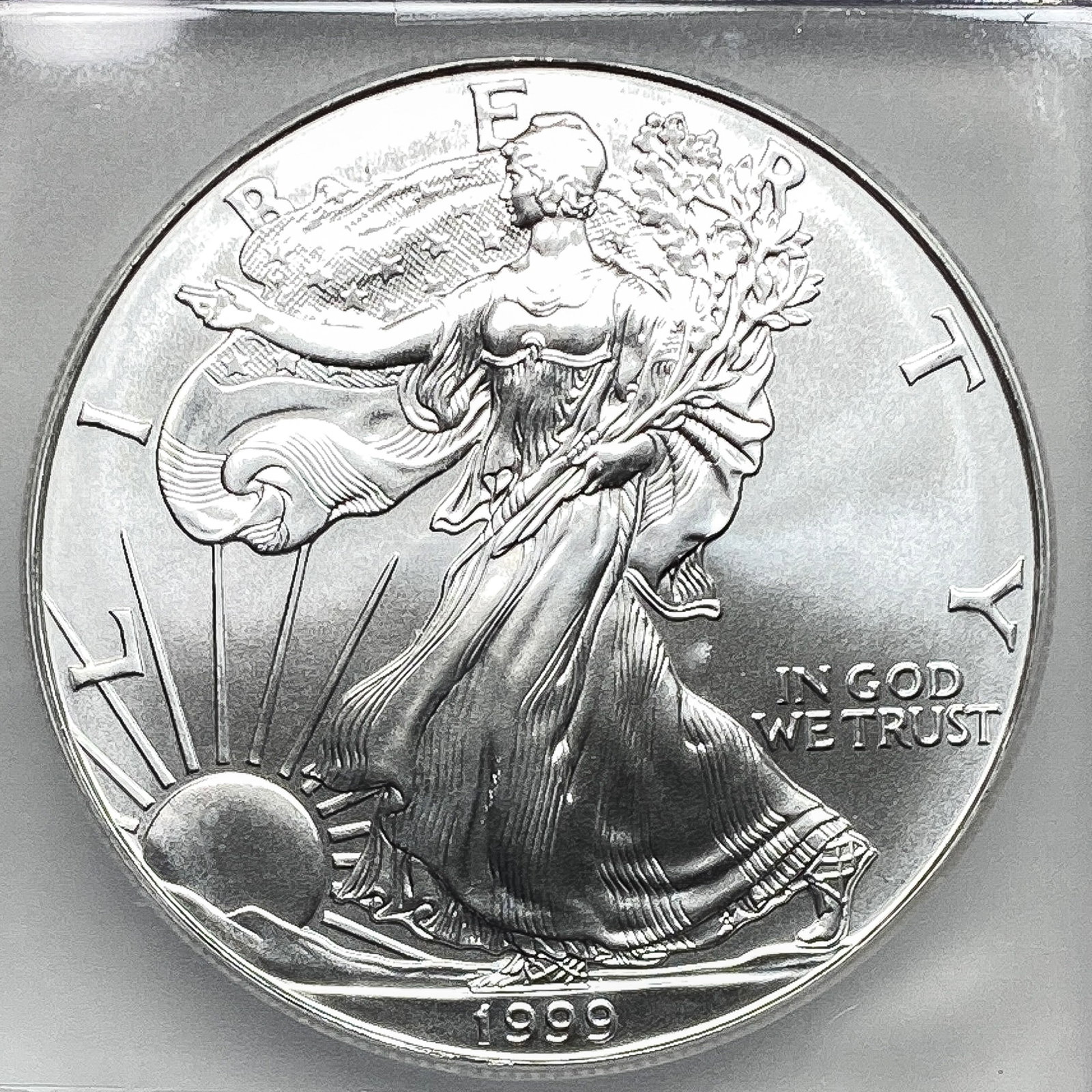 1999 Silver Eagle ICG MS70 - 3