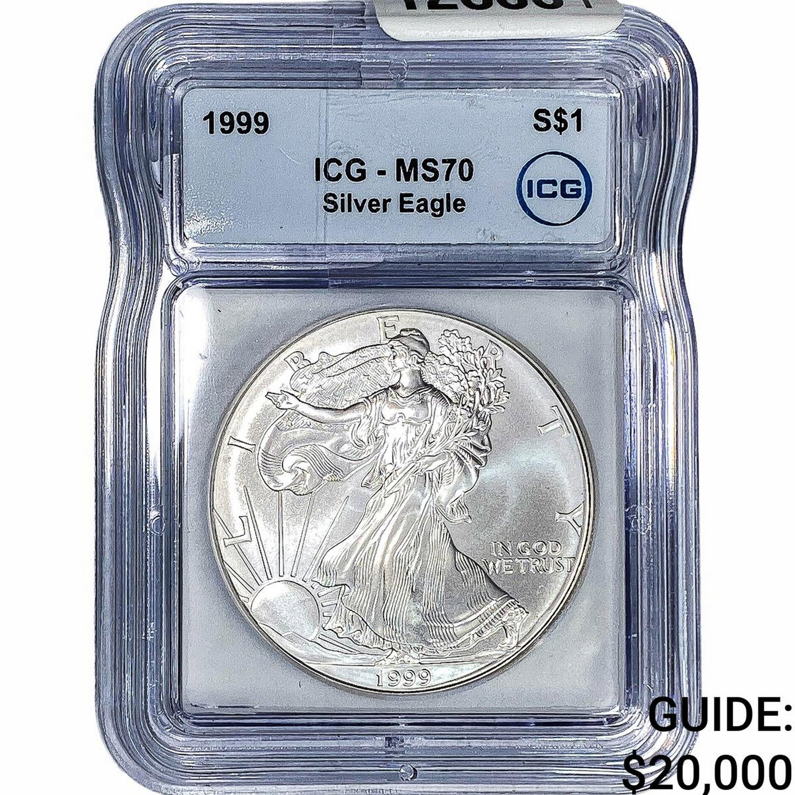 1999 Silver Eagle ICG MS70: 1999 Silver Eagle ICG MS70