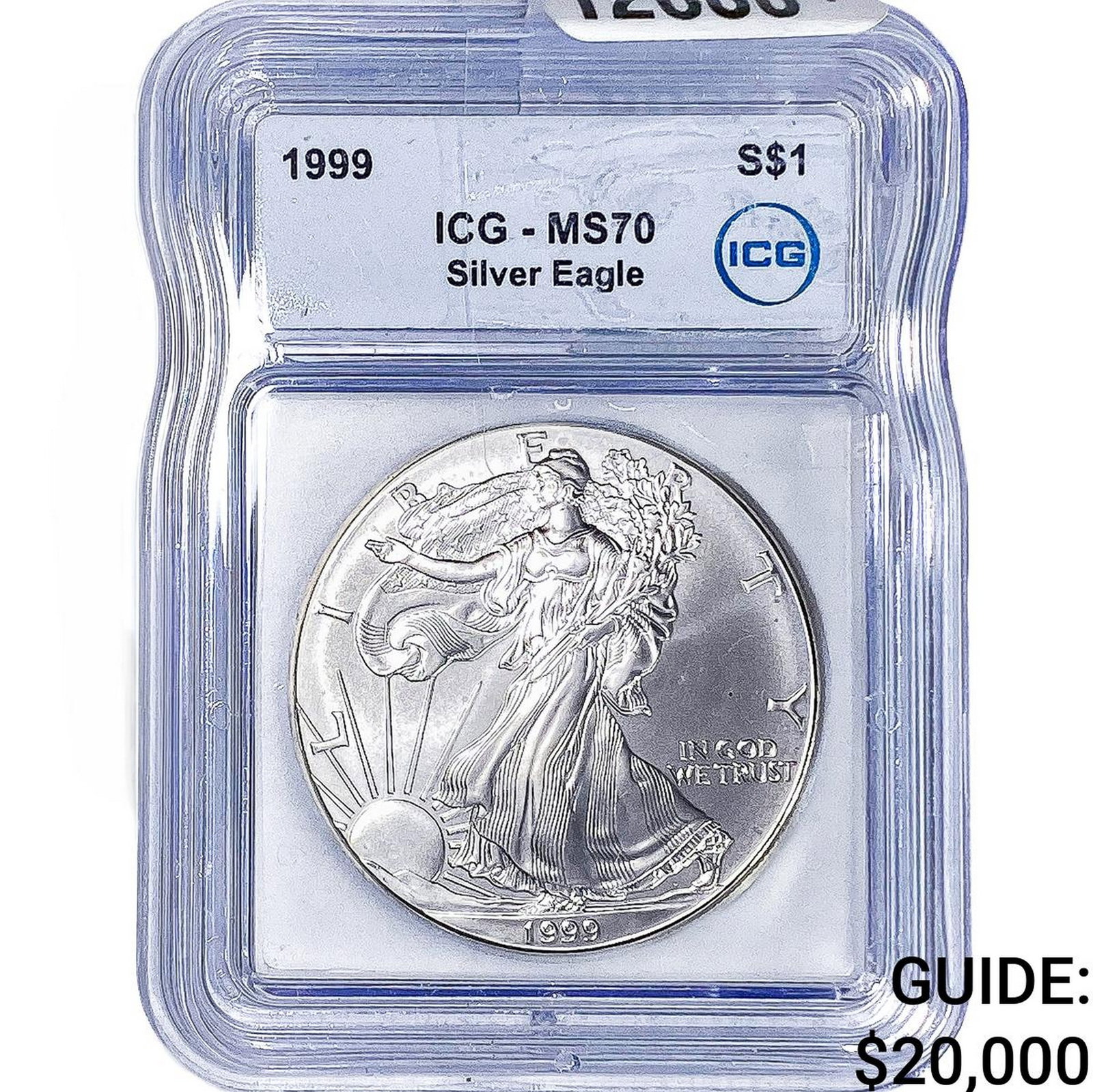1999 Silver Eagle ICG MS70: 1999 Silver Eagle ICG MS70