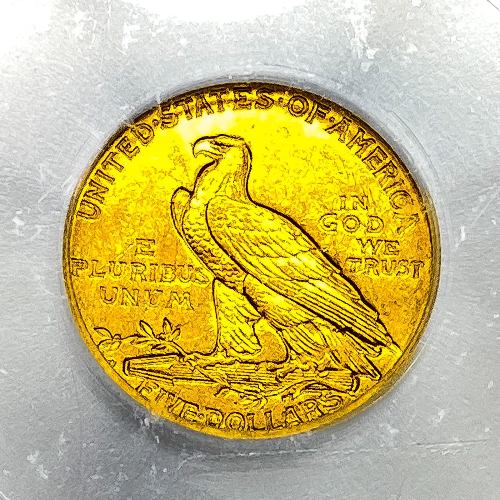 1908-D $5 Gold Half Eagle ICG MS64 - 4