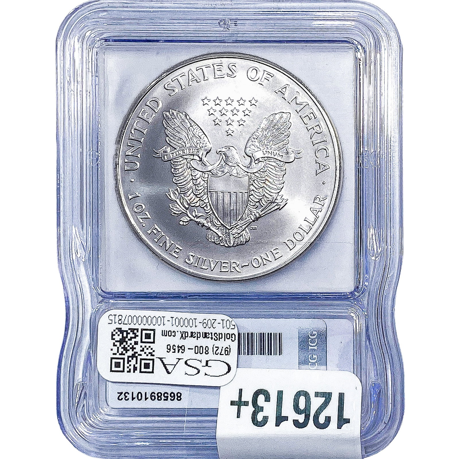 1999 Silver Eagle ICG MS70 - 2