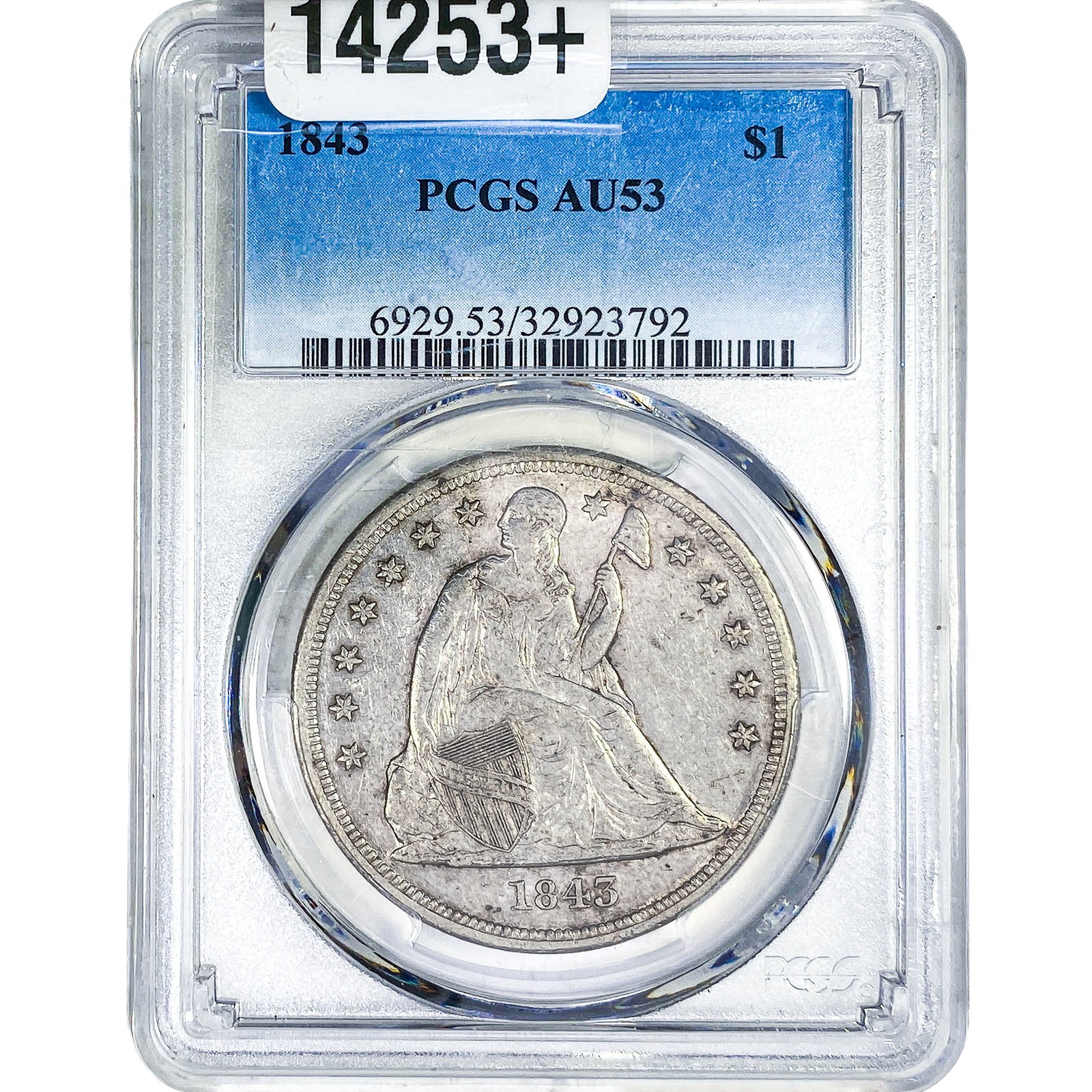 1943 Seated Liberty Dollar PCGS AU53 (1 of 4)