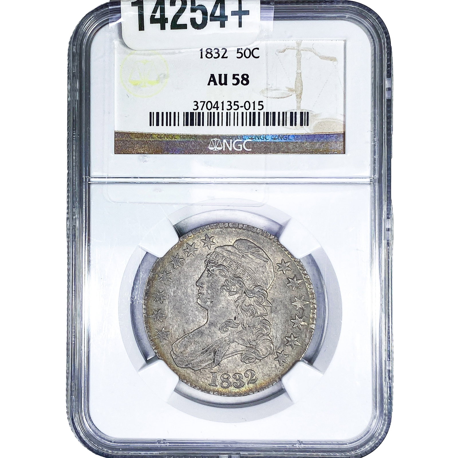 1832 Capped Bust Half Dollar NGC AU58 (1 of 4)