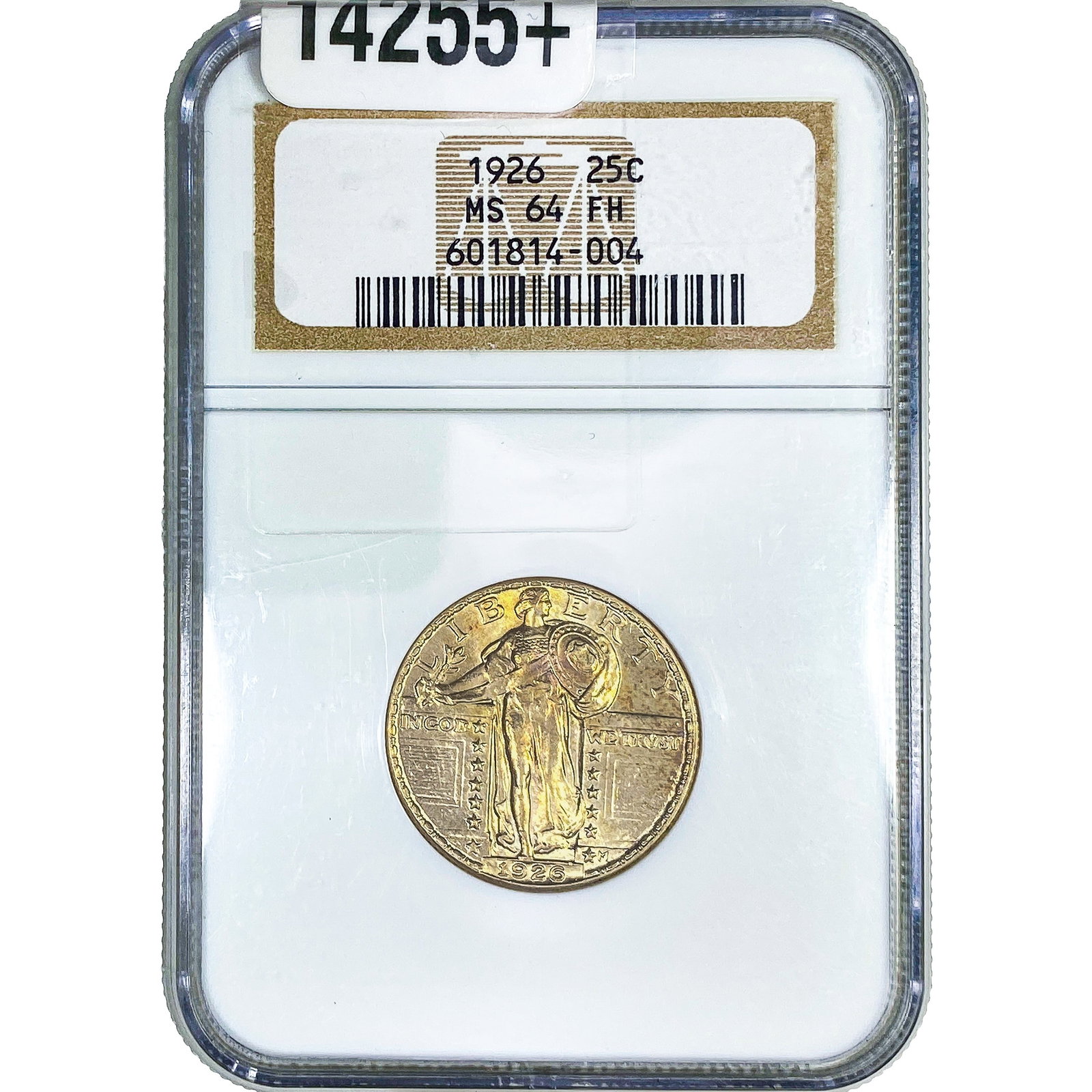 1926 Standing Liberty Quarter NGC MS64 FH: 1926 Standing Liberty Quarter NGC MS64 FH