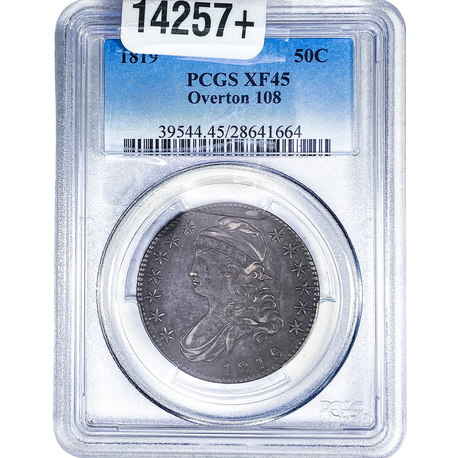 1819 Capped Bust Half Dollar PCGS XF45 (1 of 4)