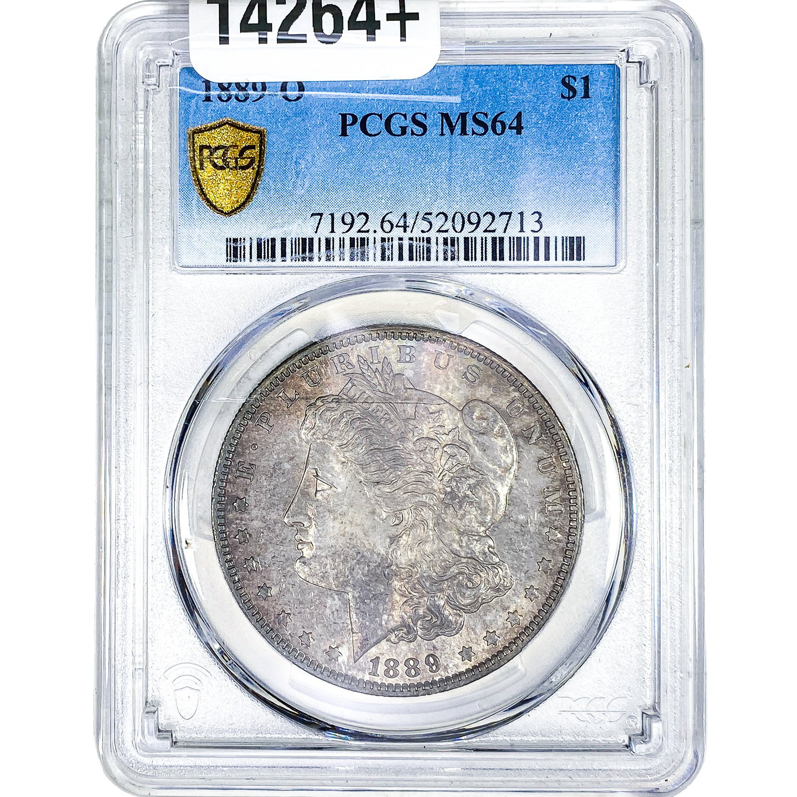 1889-O Morgan Silver Dollar PCGS MS64: 1889-O Morgan Silver Dollar PCGS MS64