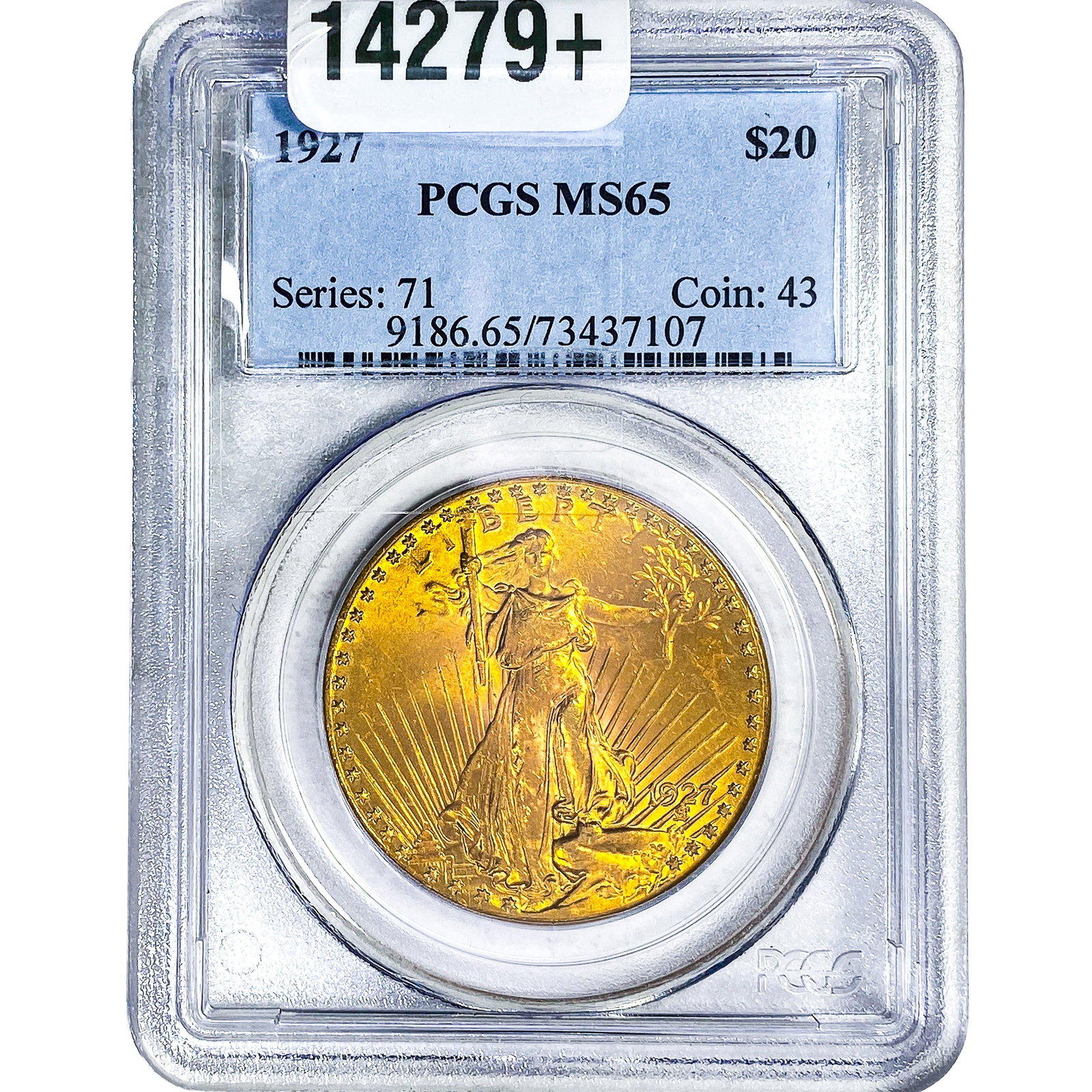 1927 $20 Gold Double Eagle PCGS MS65 (1 of 4)
