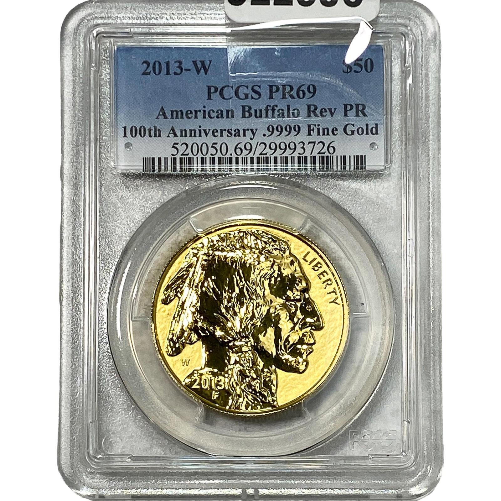 2013-W American Buffalo 1oz Gold $50 Rev. PR PR69: 2013-W American Buffalo 1oz Gold $50 Rev. PR PR69