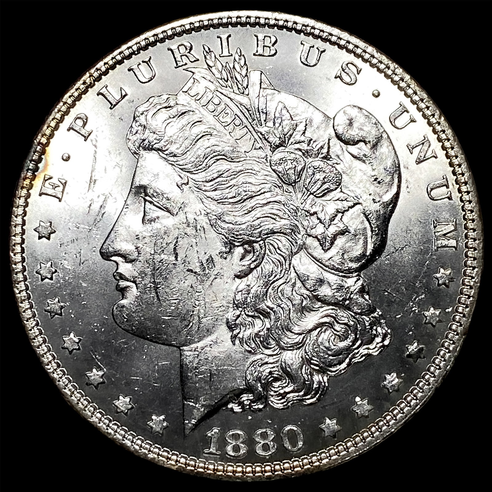 1880 Morgan Silver Dollar CHOICE BU: 1880 Morgan Silver Dollar CHOICE BU